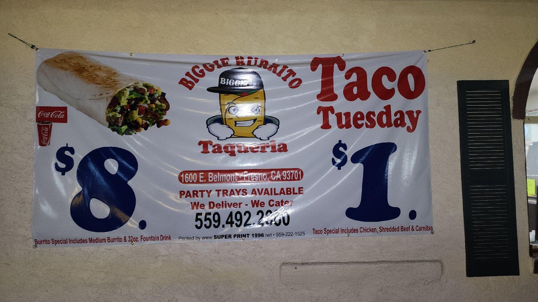 Taqueria Biggie Burritos