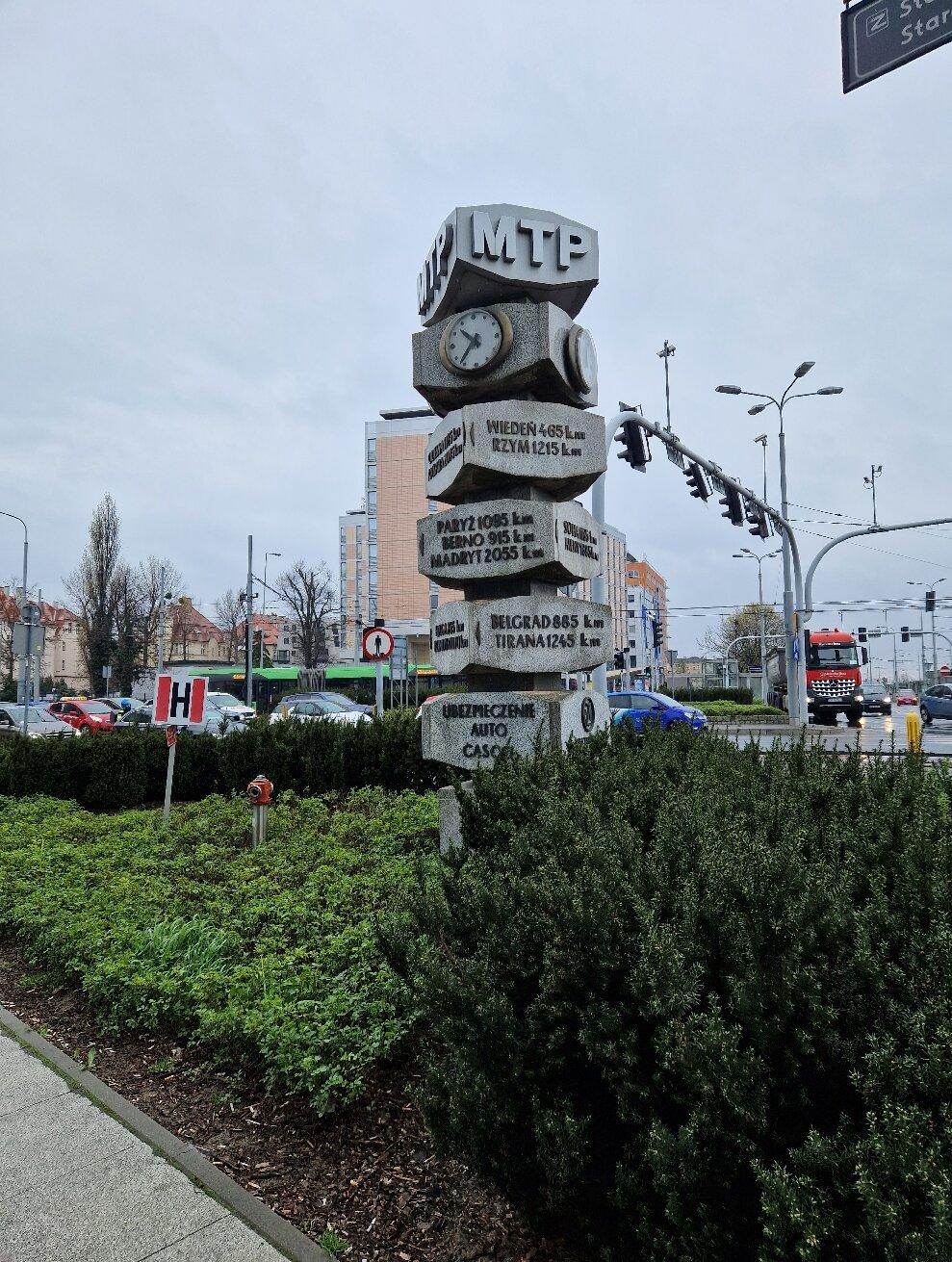 City Distance Monument