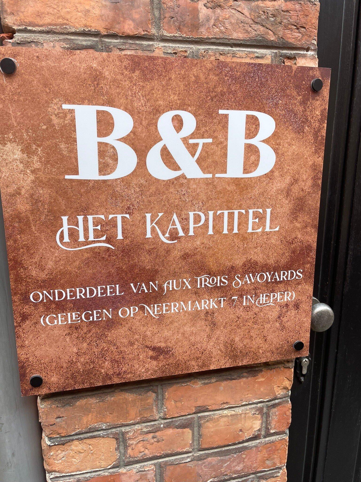 B&B Het Kapittel