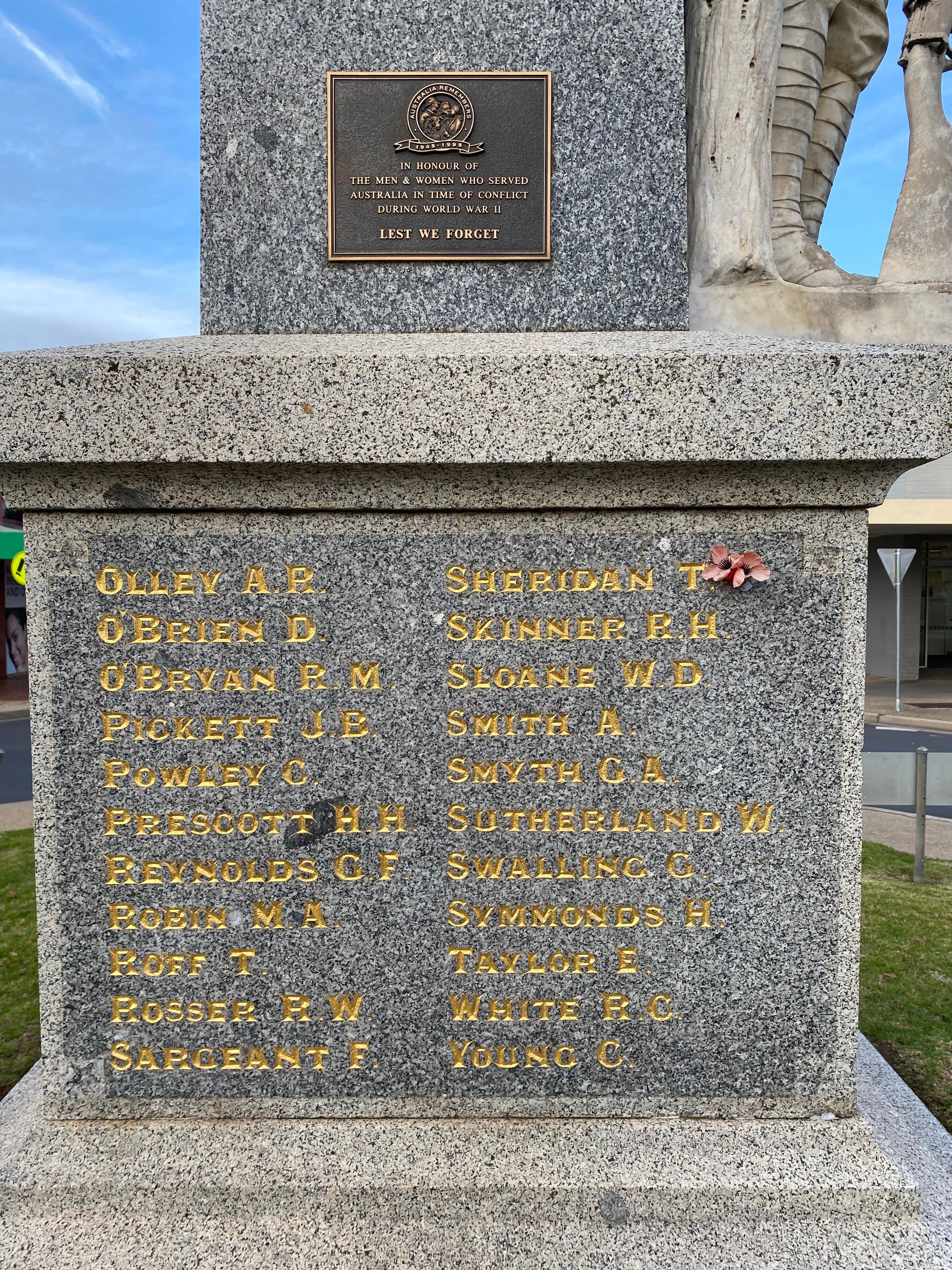 Yarrawonga War Memorial
