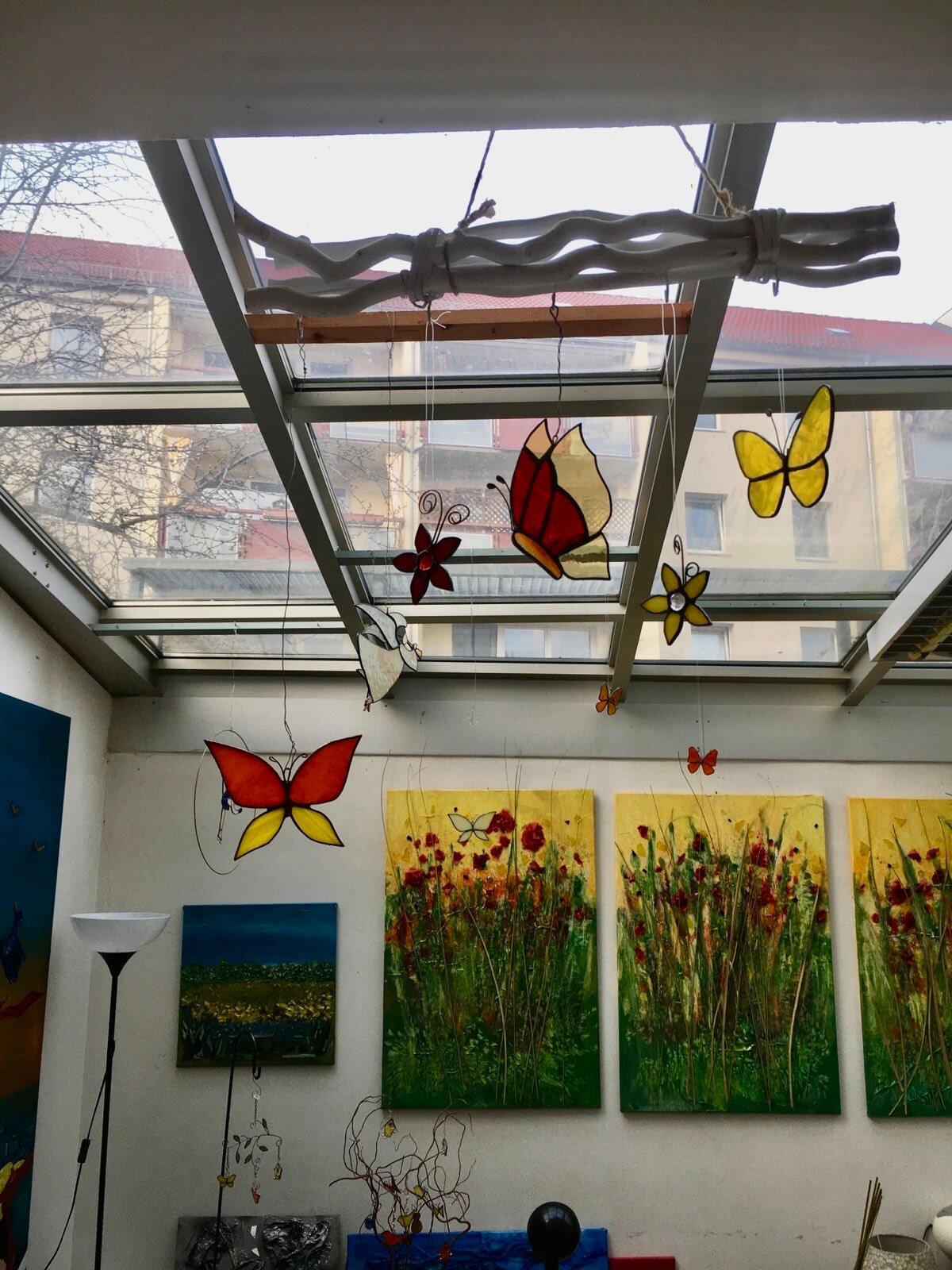 Atelier Simone Ghin - Seide Trifft Glas