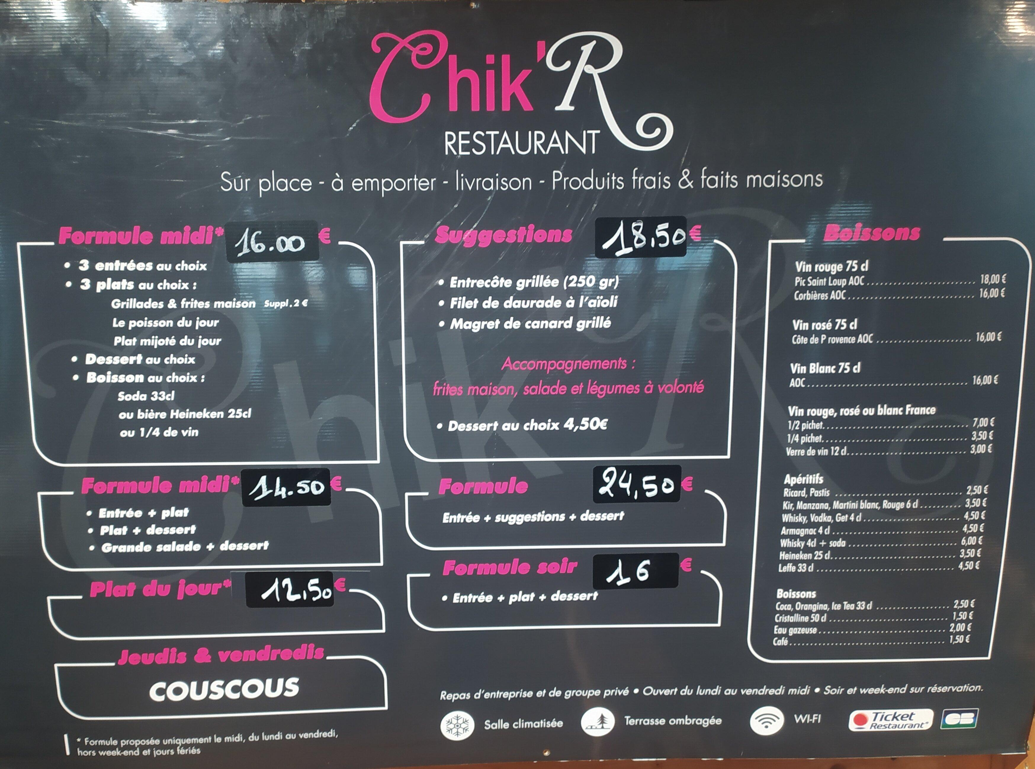 Chik'R restaurant