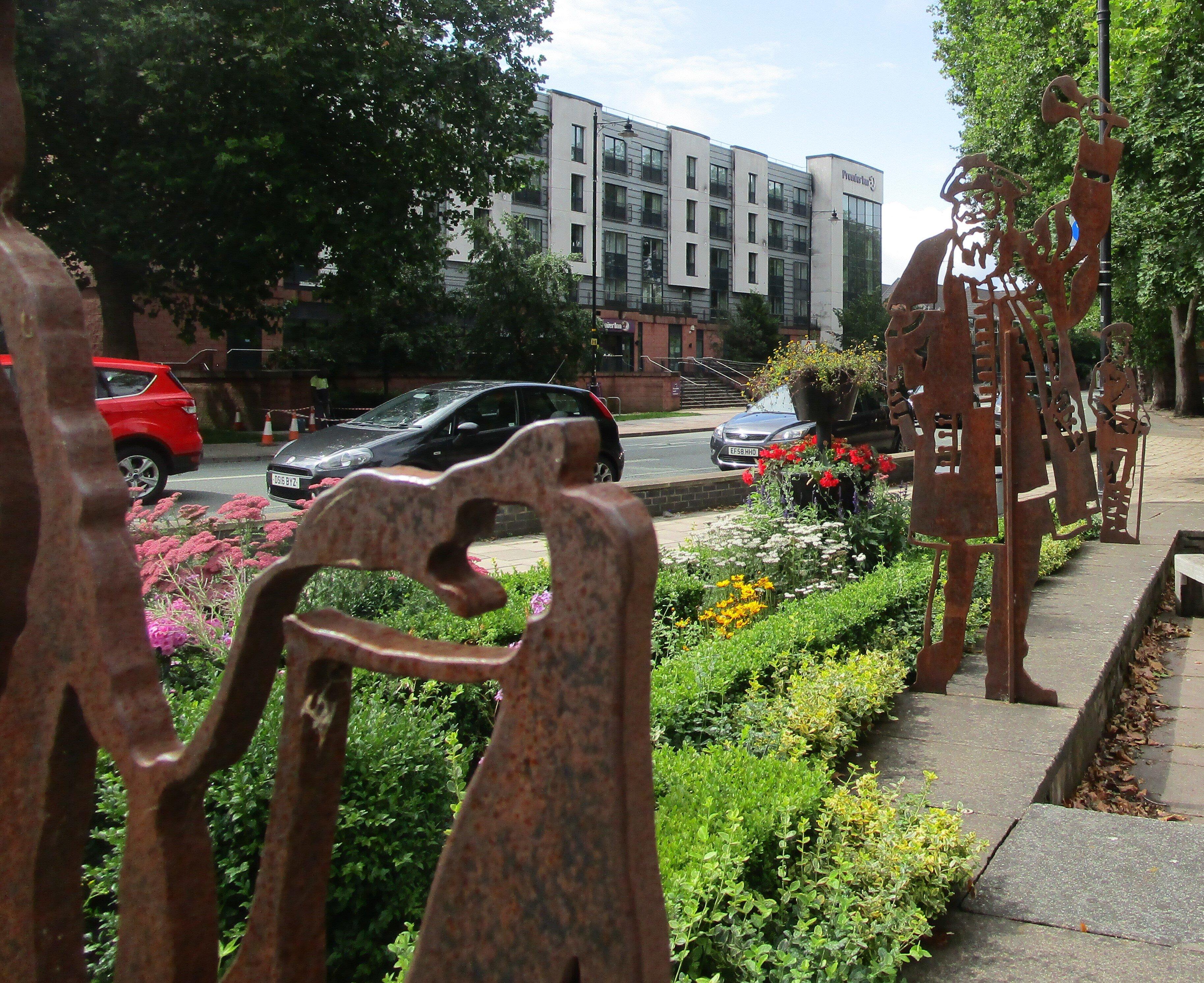 Famous Salopians sculptures