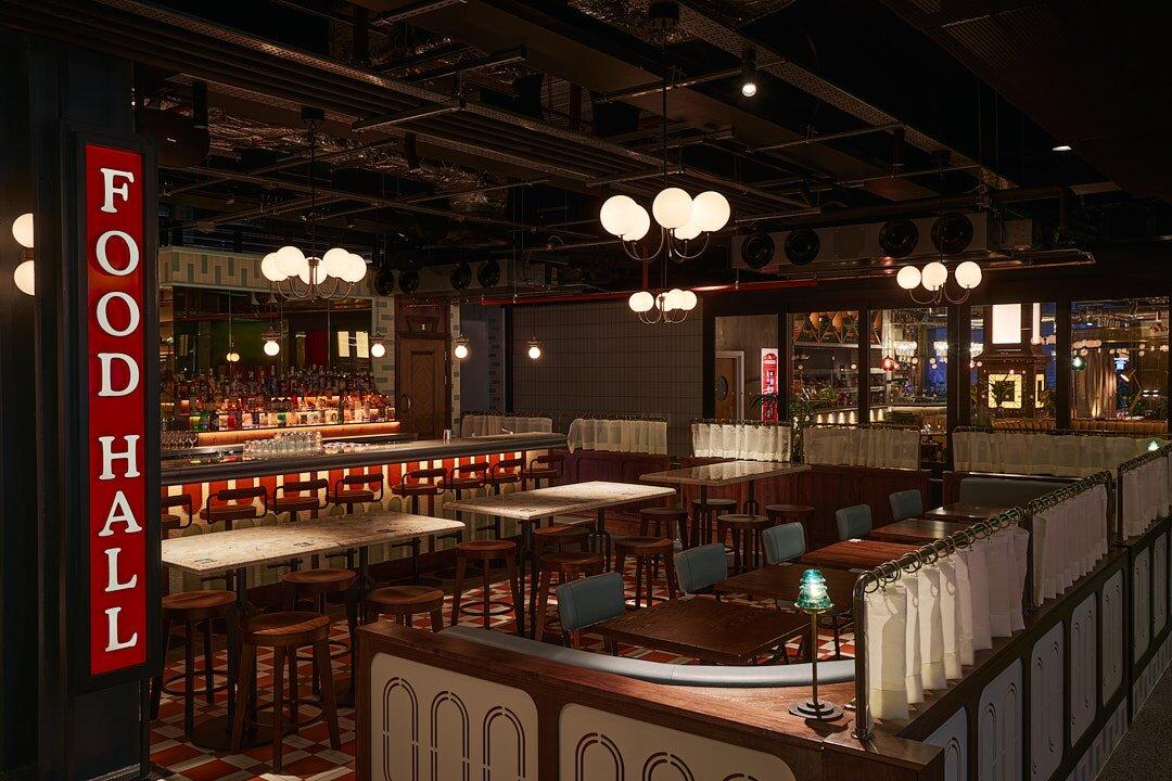 Arcade Food Hall Battersea Power Station