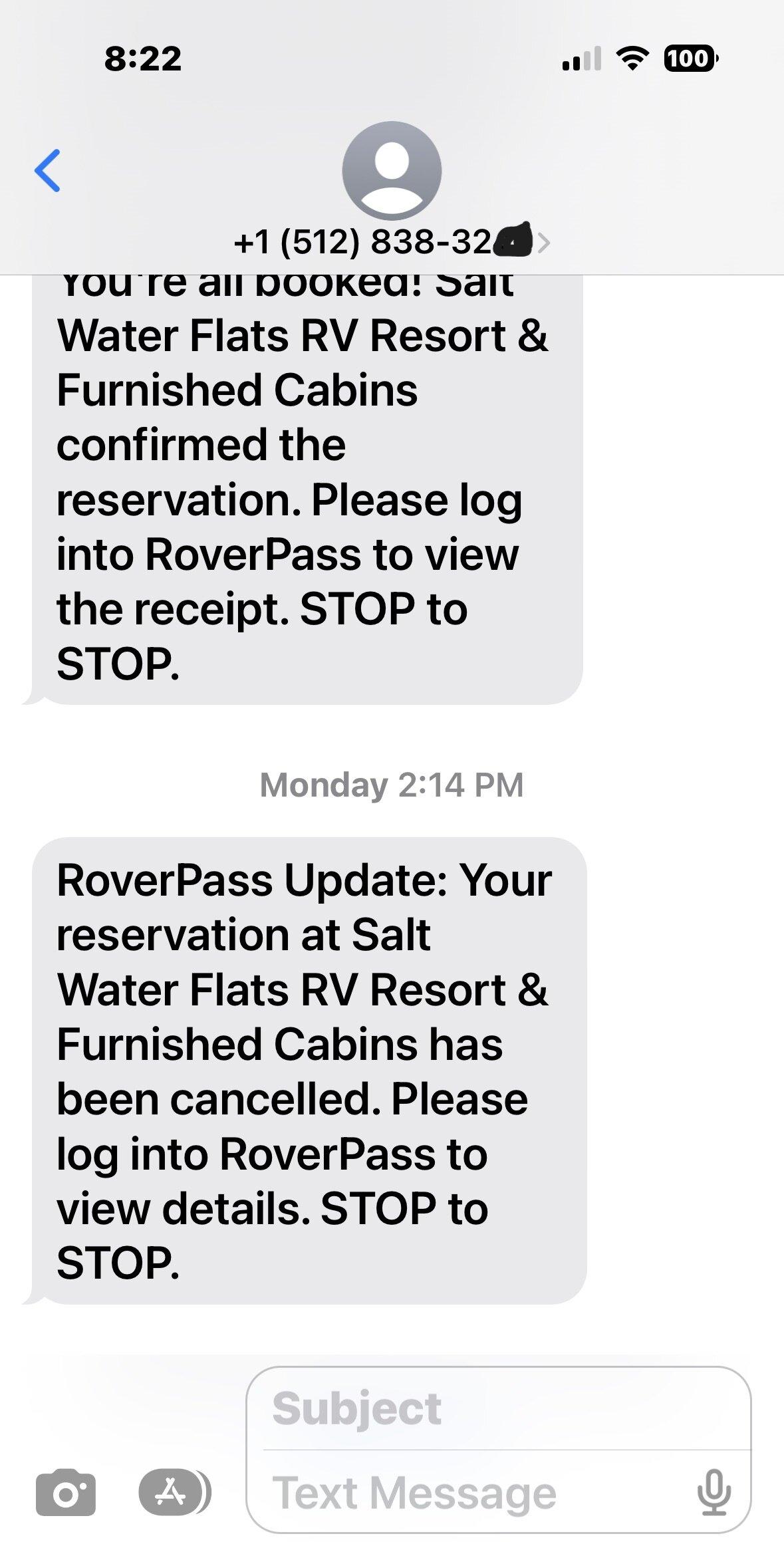 Salt Water Flats RV Resort