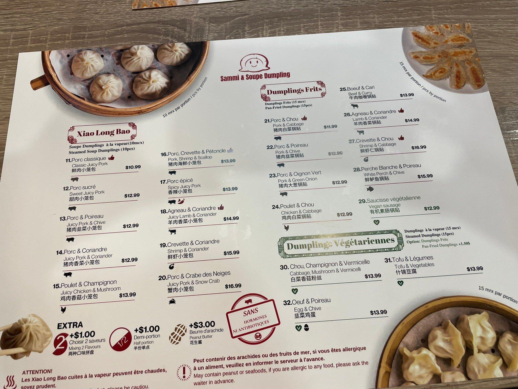 Sammi & Soupe Dumpling - (chinatown)