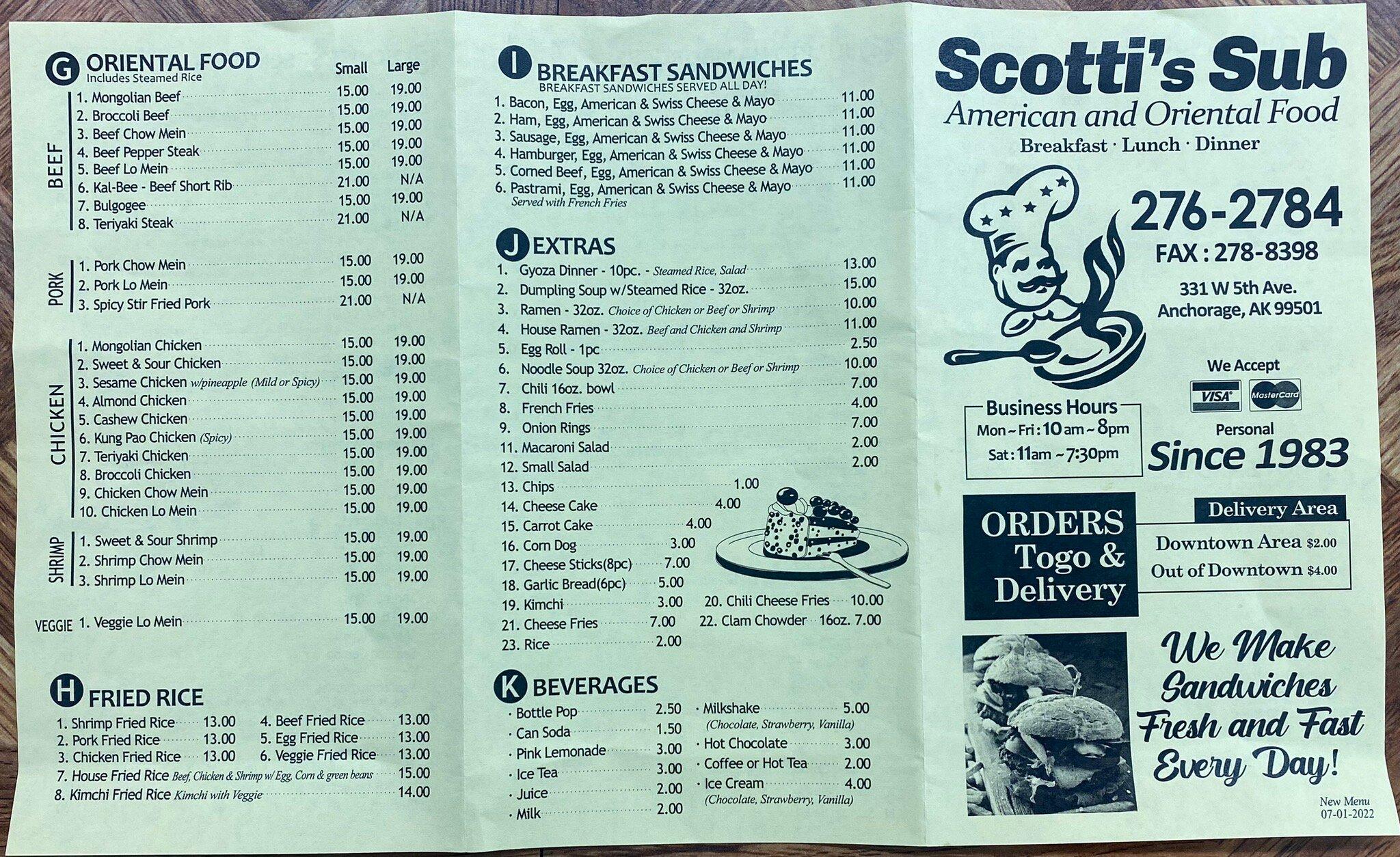 Scottie's Sub Shop