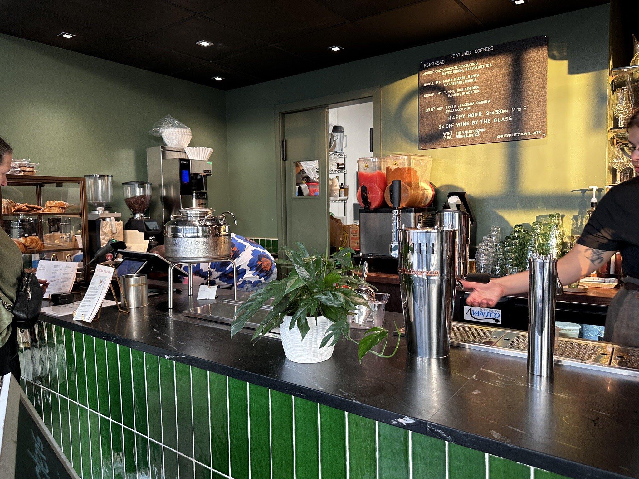 The Violet Crown Wine Bar & Coffee Shop