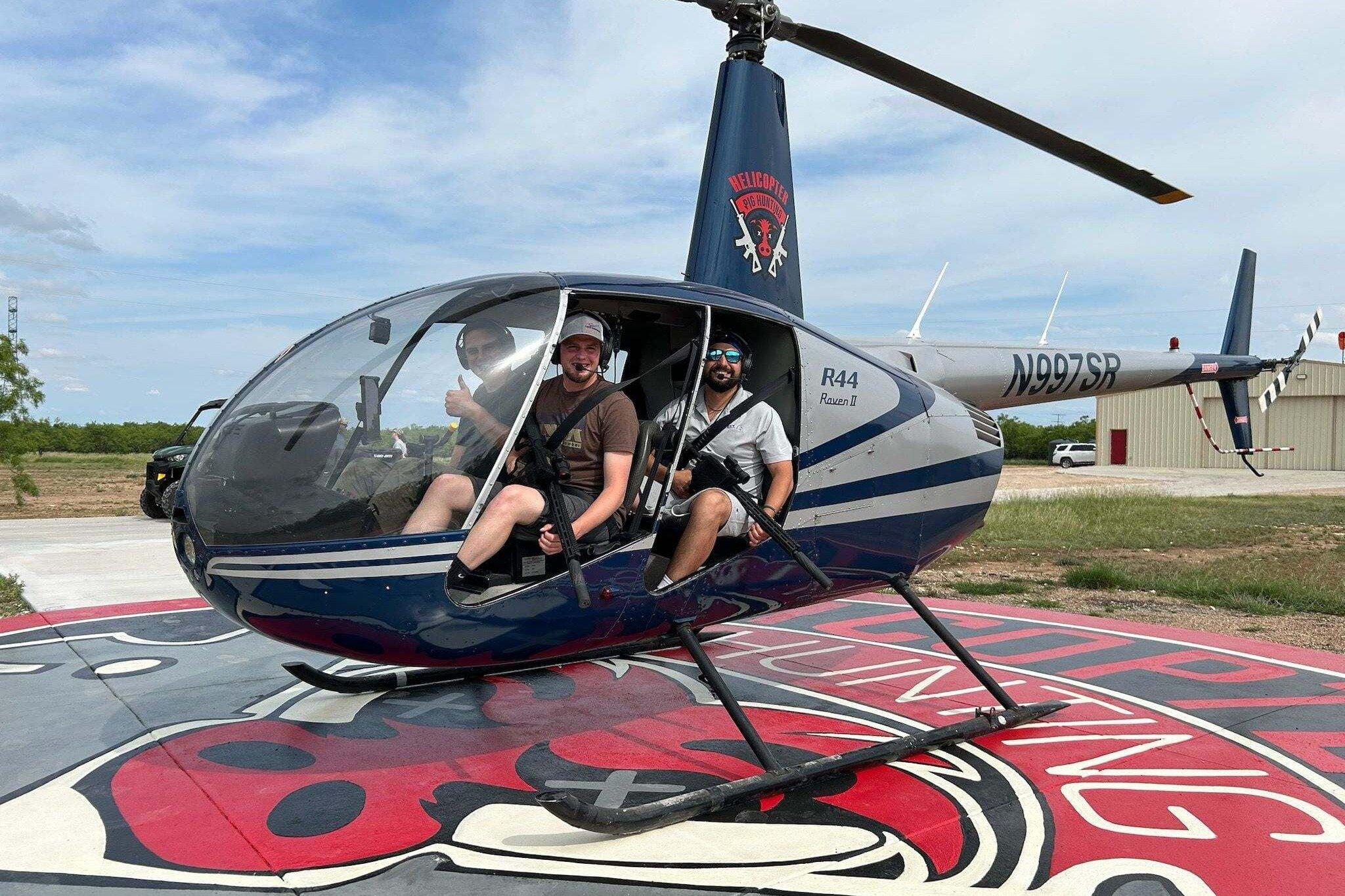 Helicopter Pig Hunting