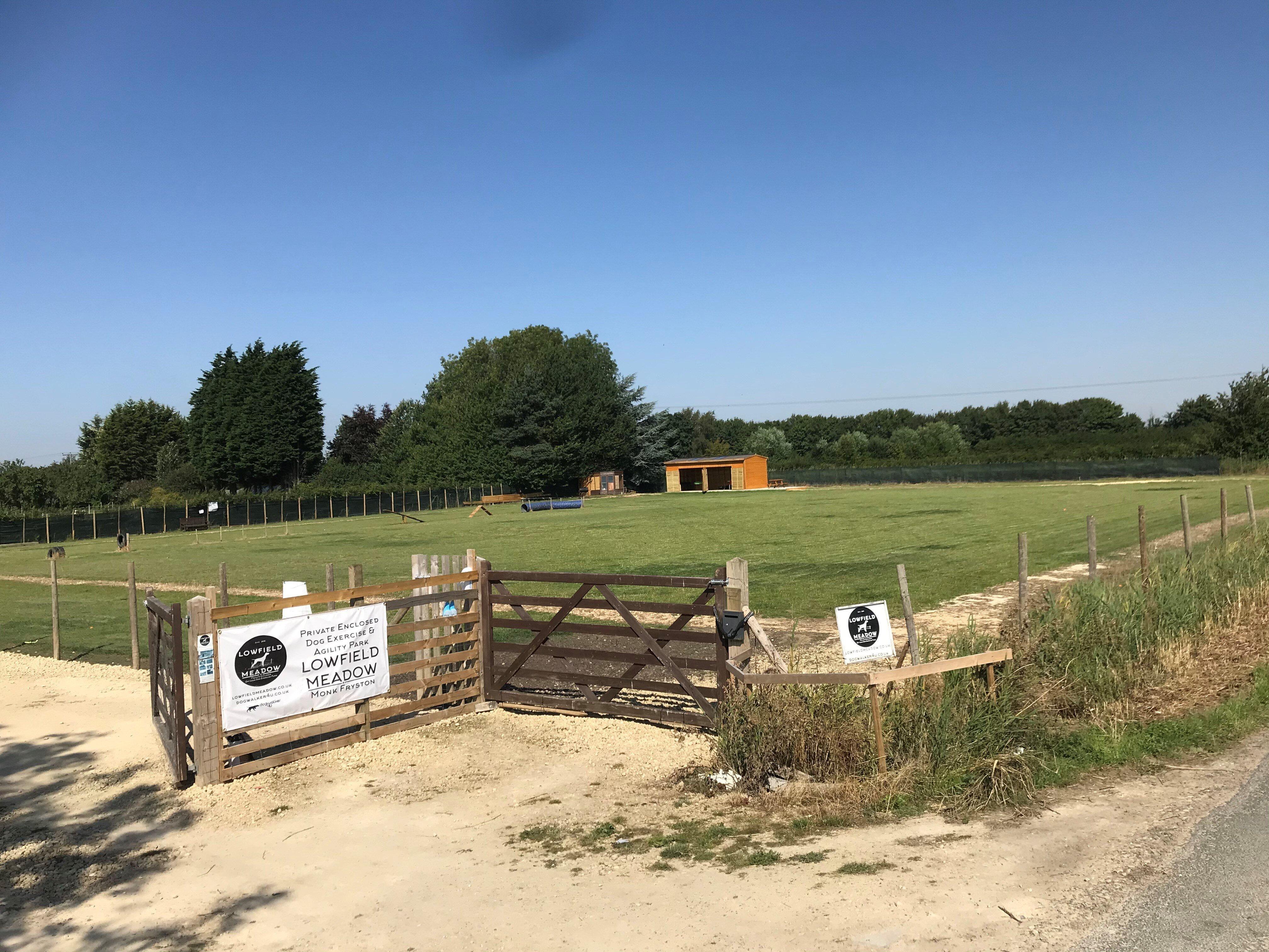Lowfield Meadow Enclosed Dog Exercise Park
