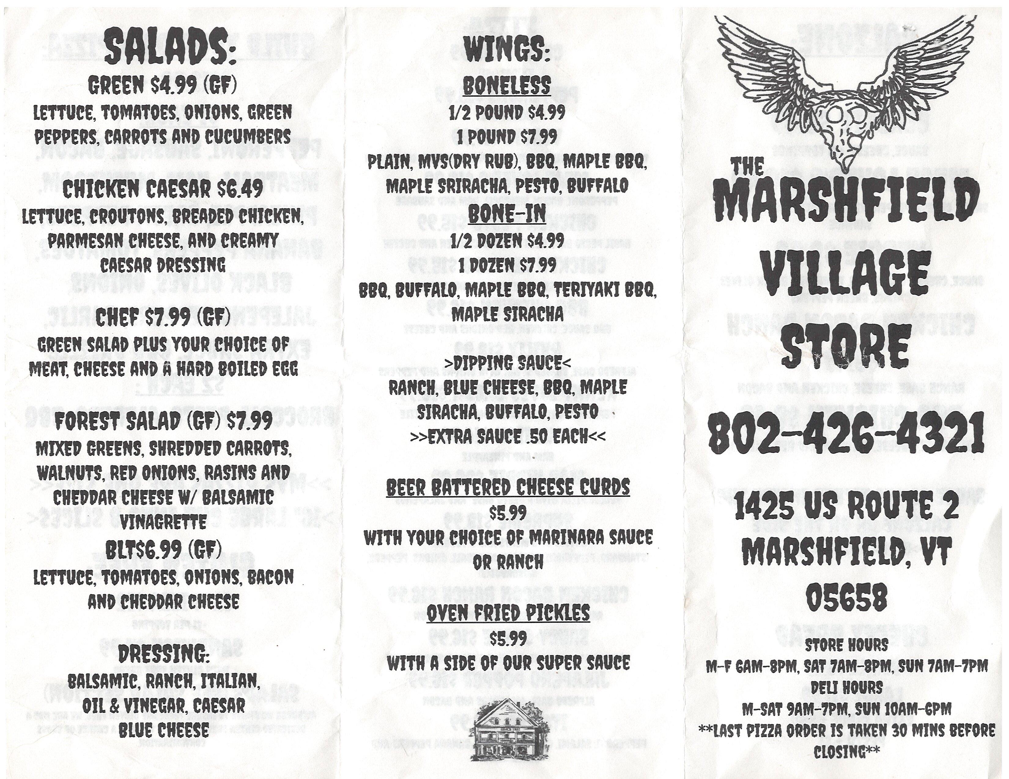 Marshfield Village Store