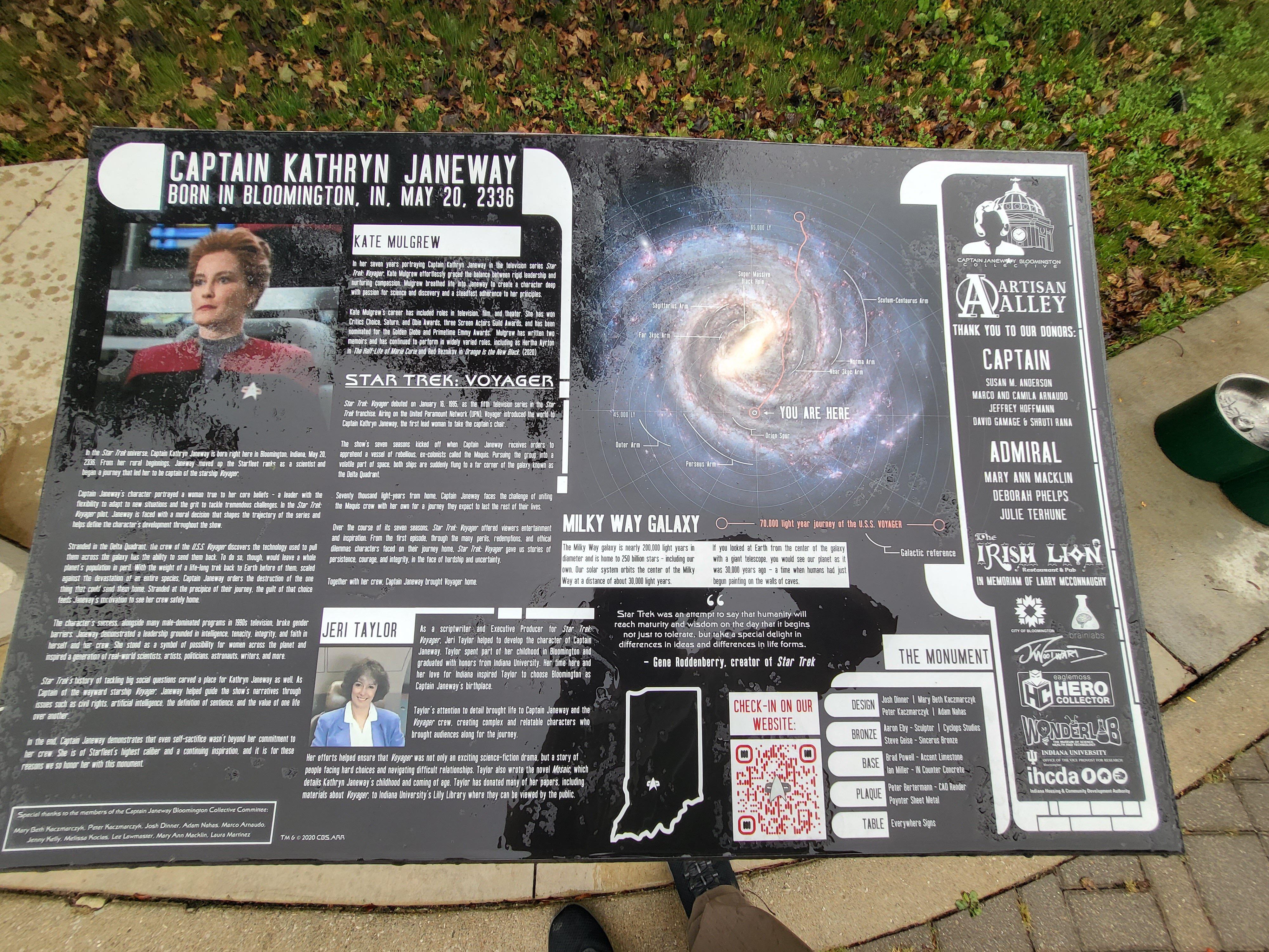 The Captain Janeway Statue