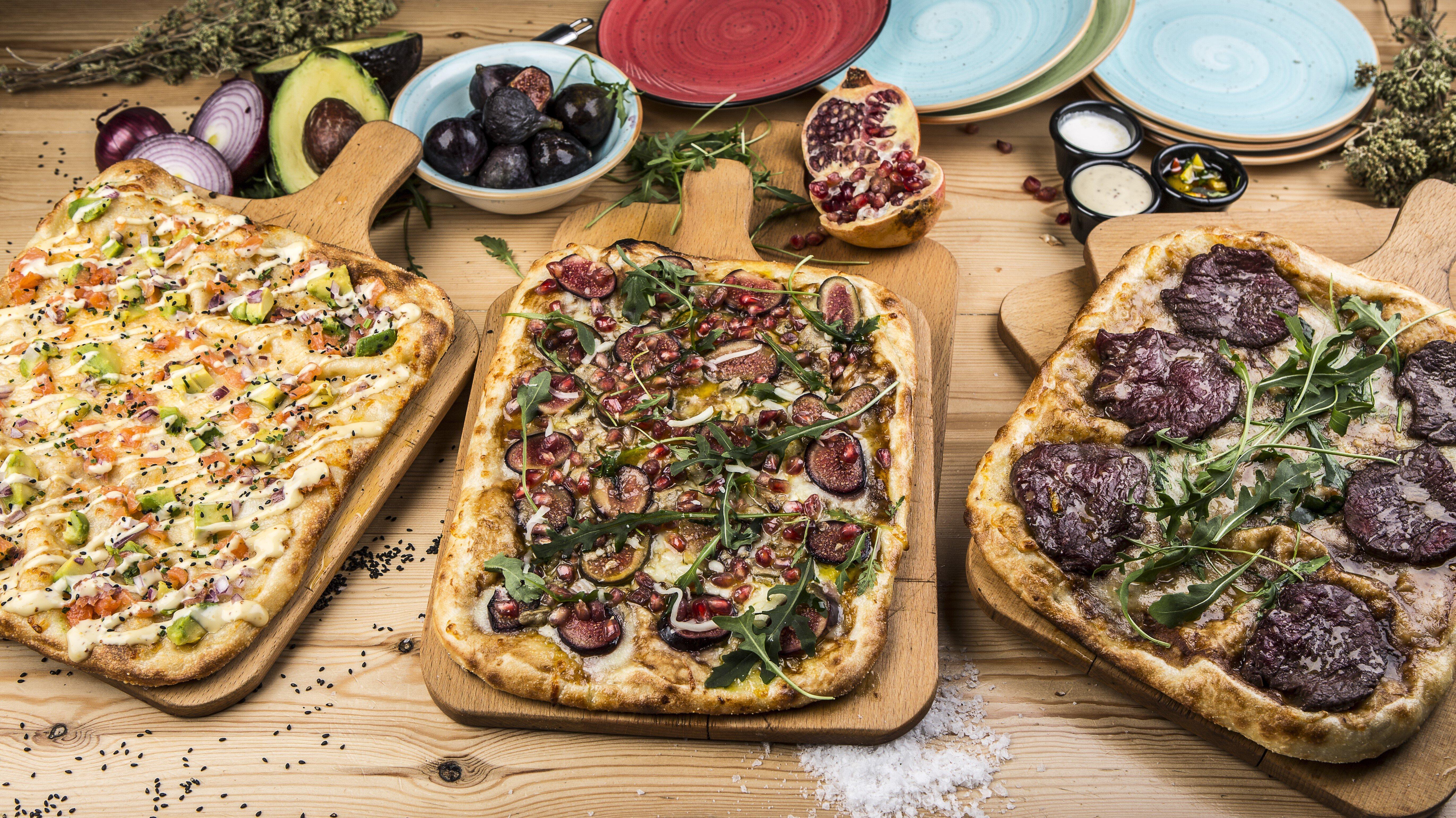 Kilómetros de Pizza