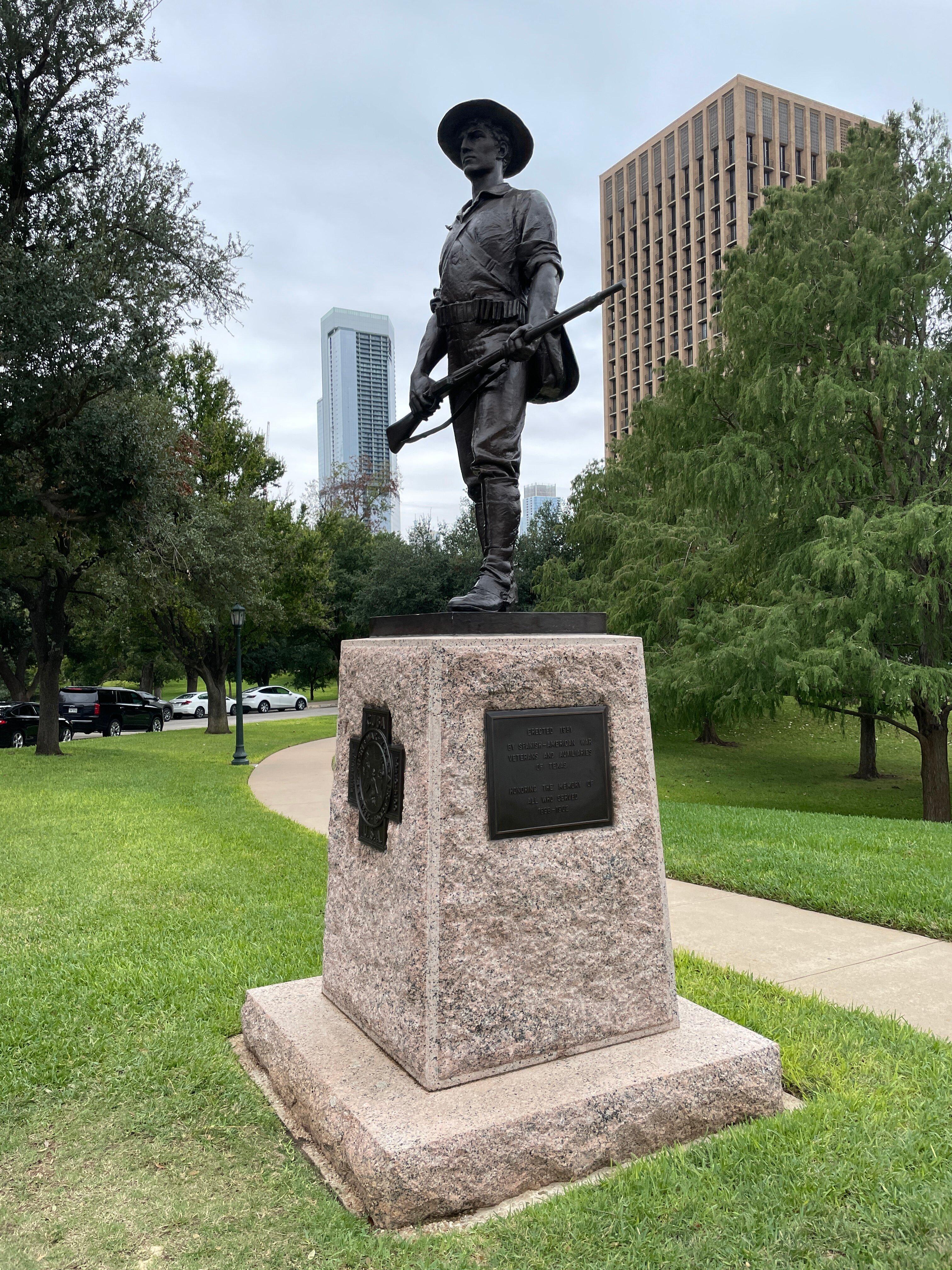 The Hiker Spanish American War Monument