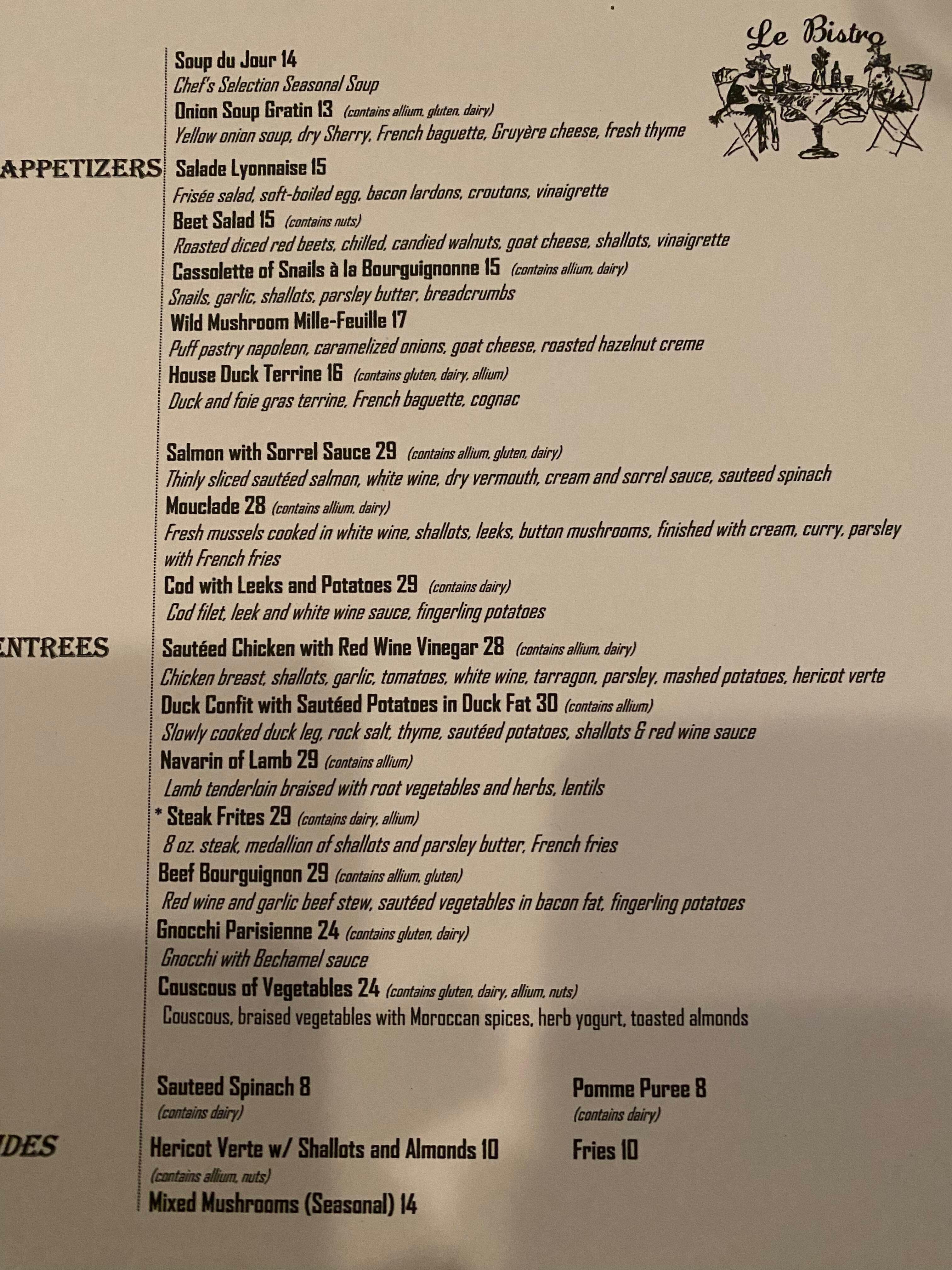 Le Bistro