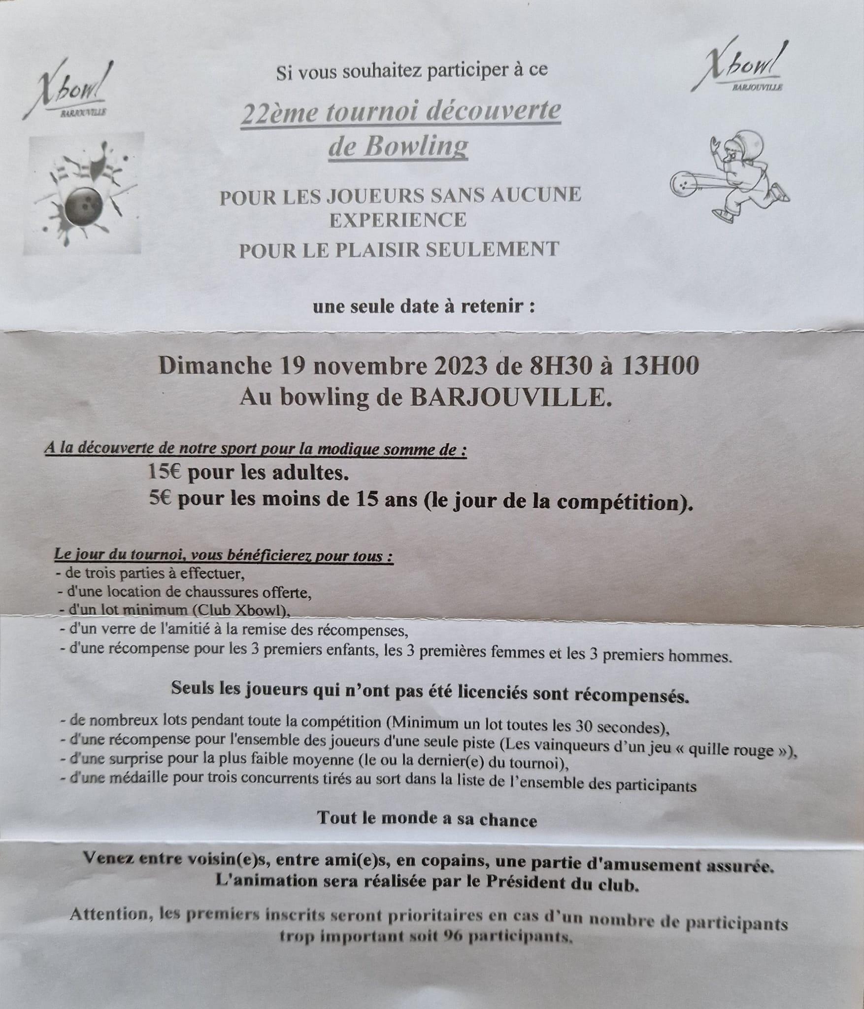 Bowling De Barjouville Xbowl