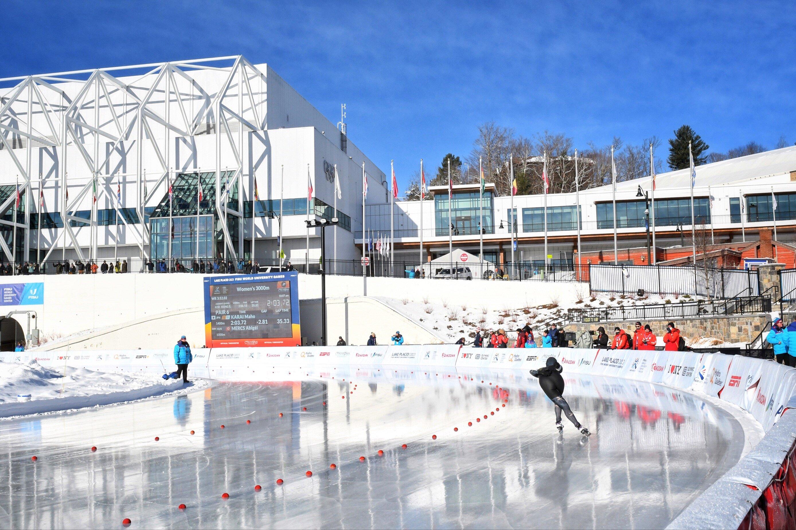The Olympic Speed Skating Oval