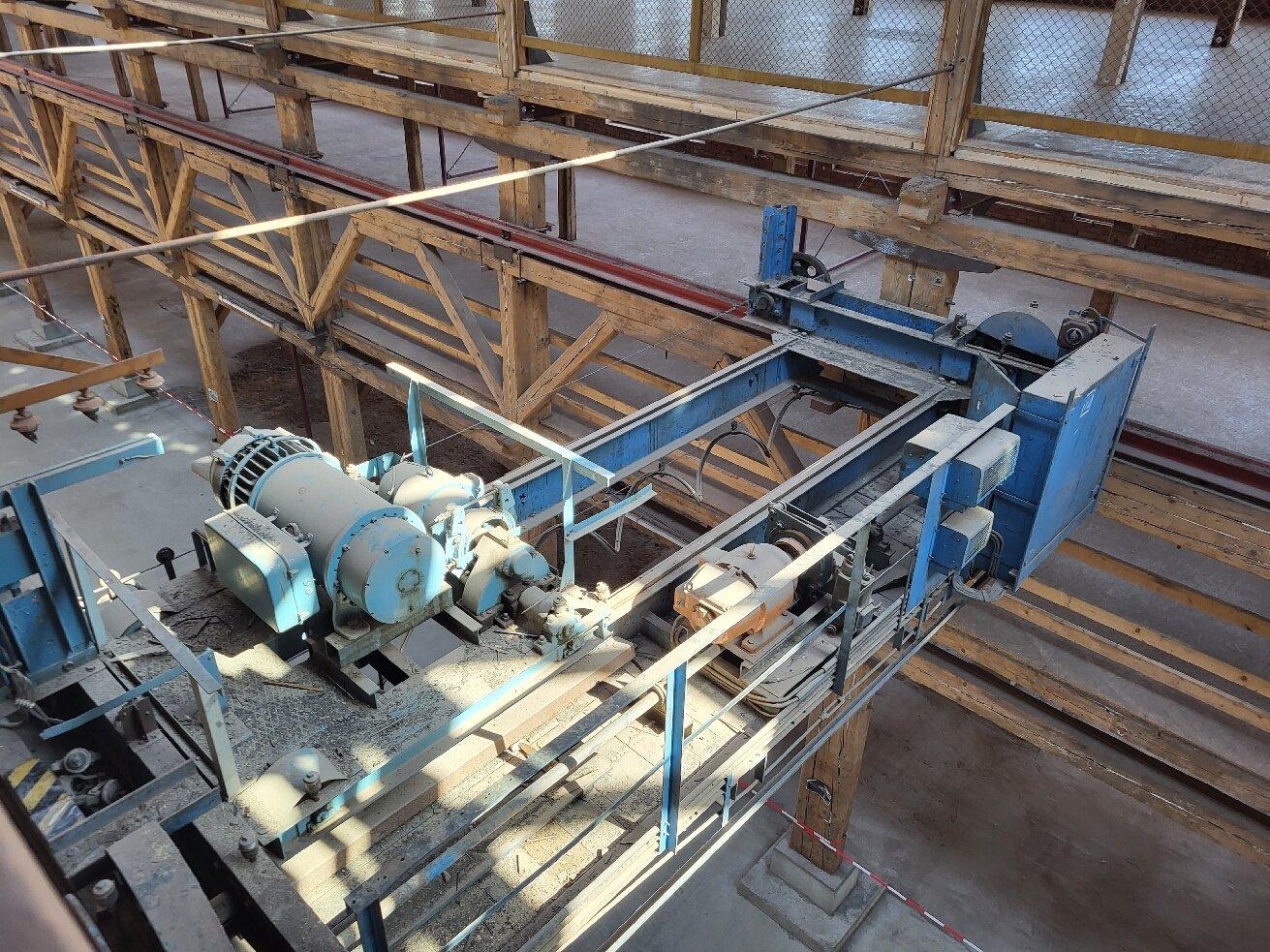 Holzhalle der Sächsischen Stickmaschinenfabrik Kappel