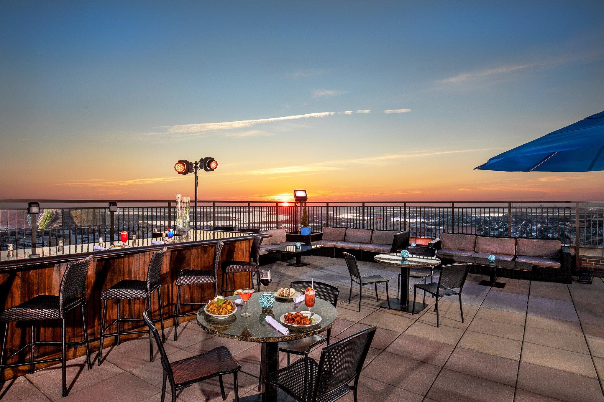 The VÜE Rooftop Bar & Lounge at the Claridge