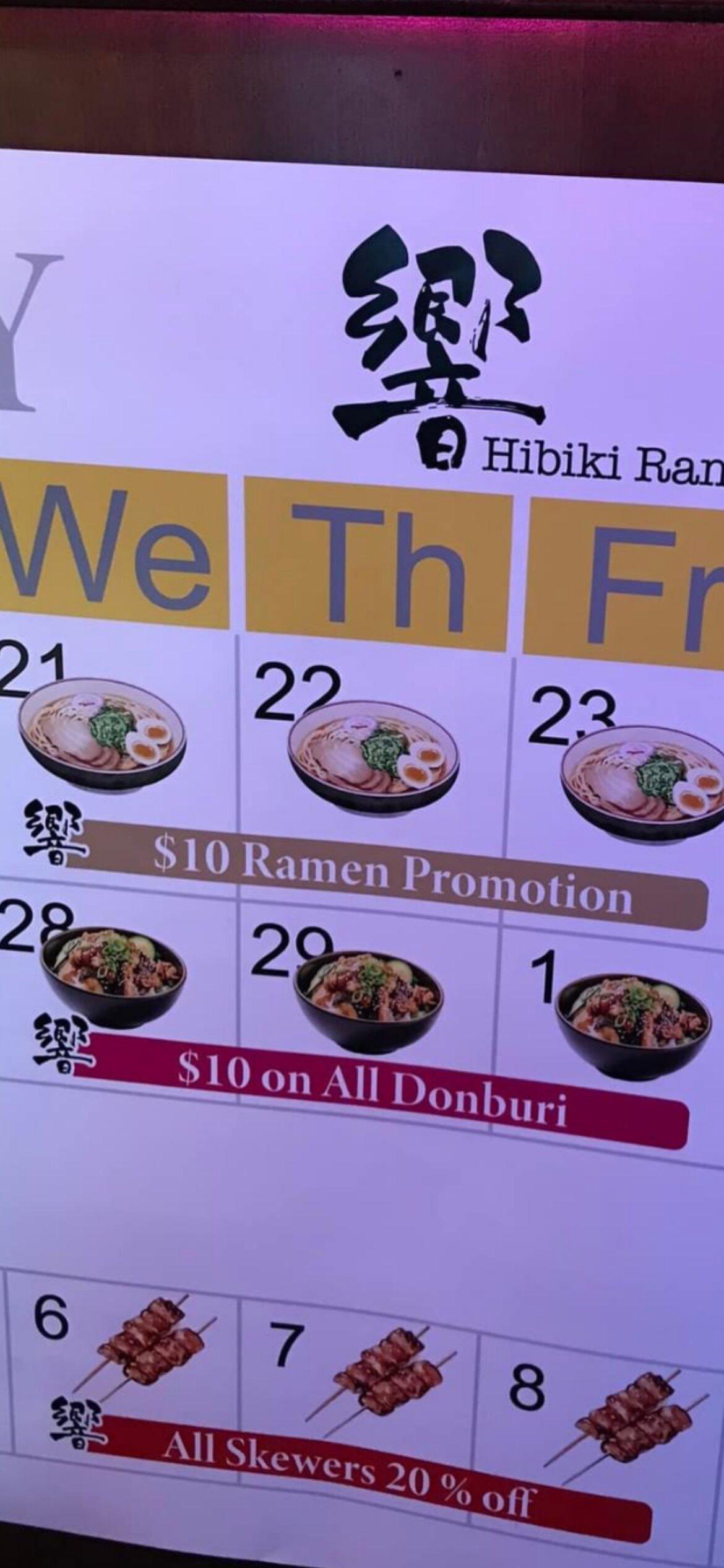 Hibiki Ramen Yakitori Bar