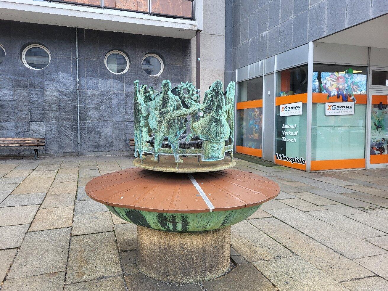 Brunnen Spielende Kinder