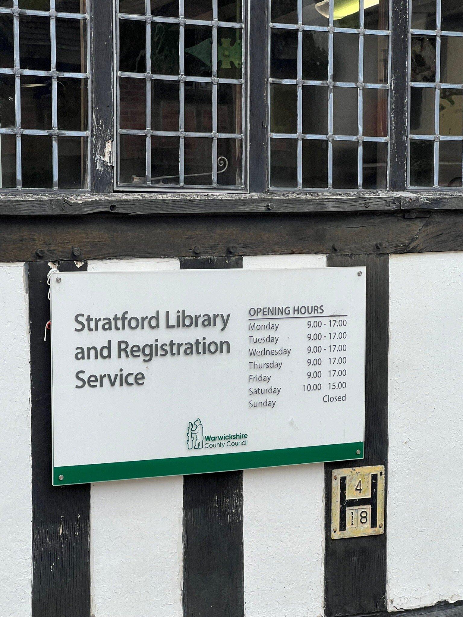 Stratford-upon-Avon Library & Registration Service