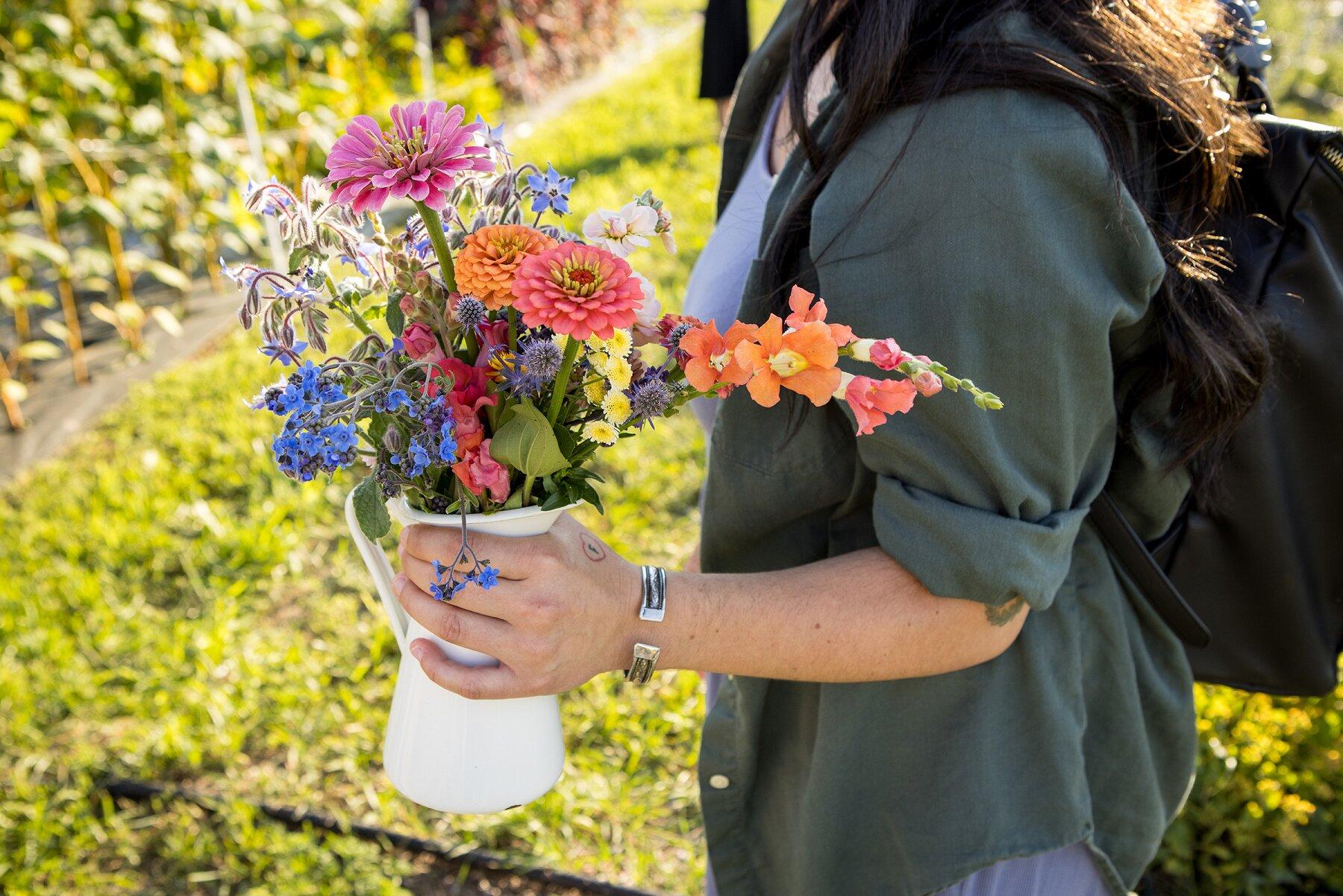 Two Bees & A Bud, Flower Farm