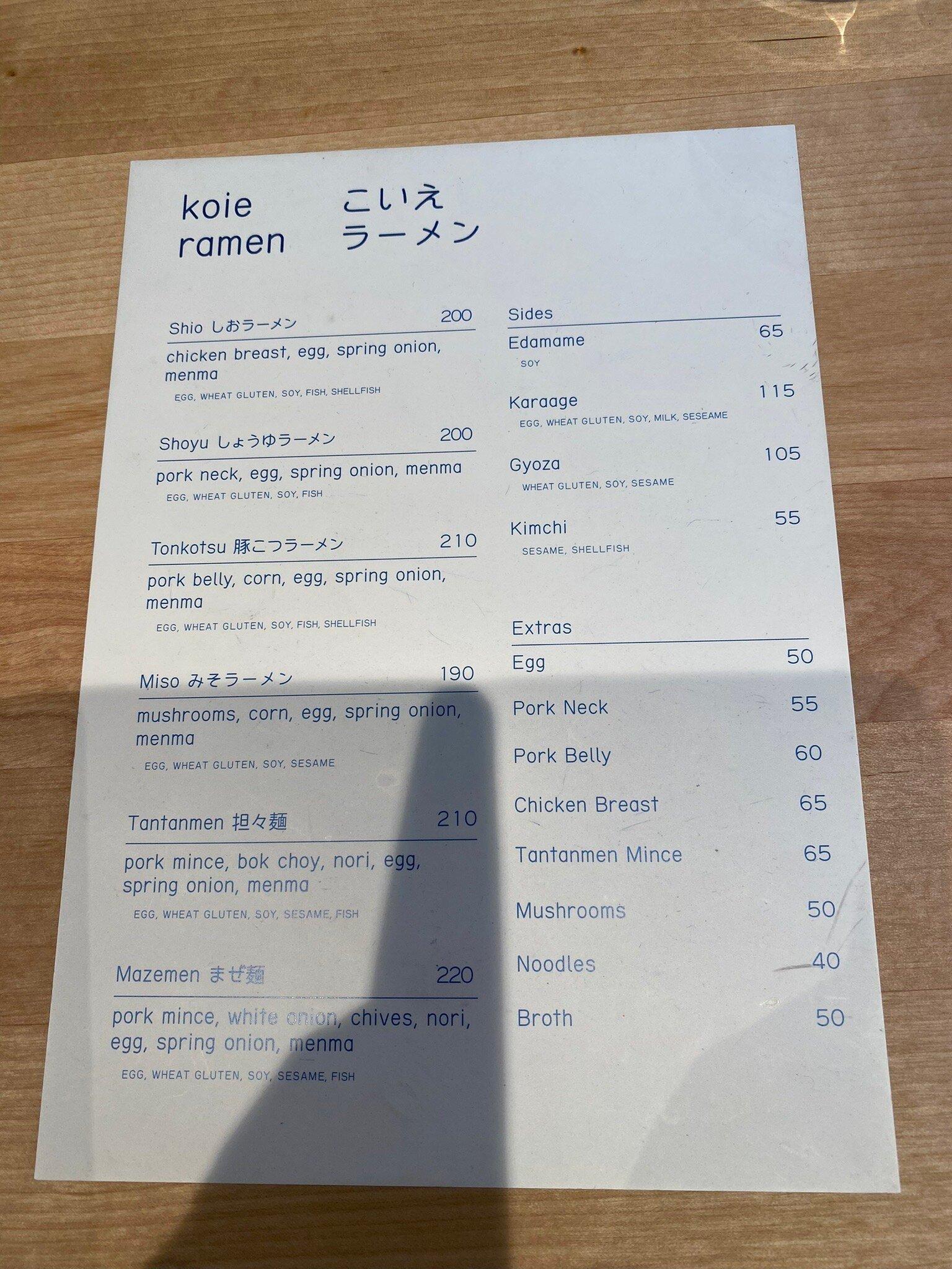 Koie Ramen