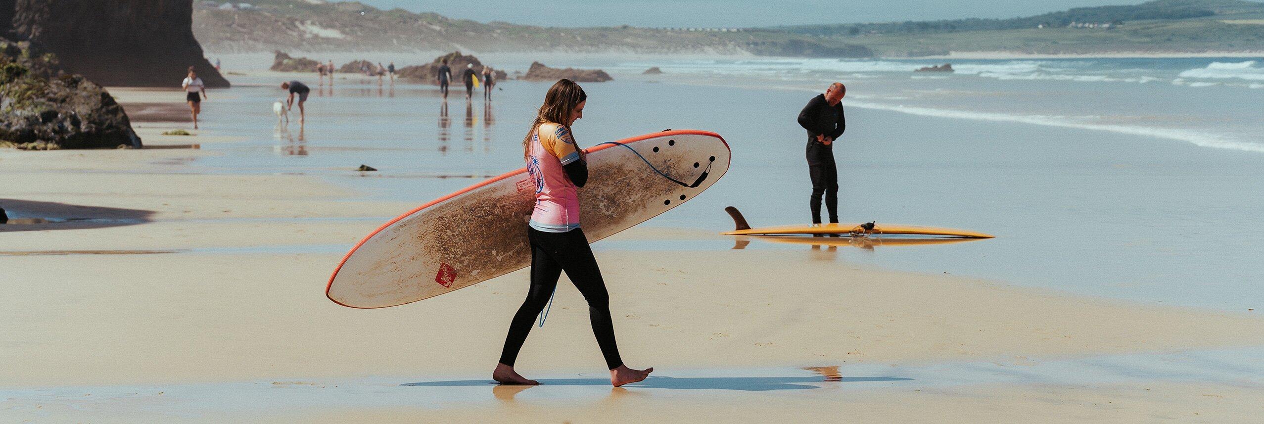 Global Boarders Surf School Gwithian Beach
