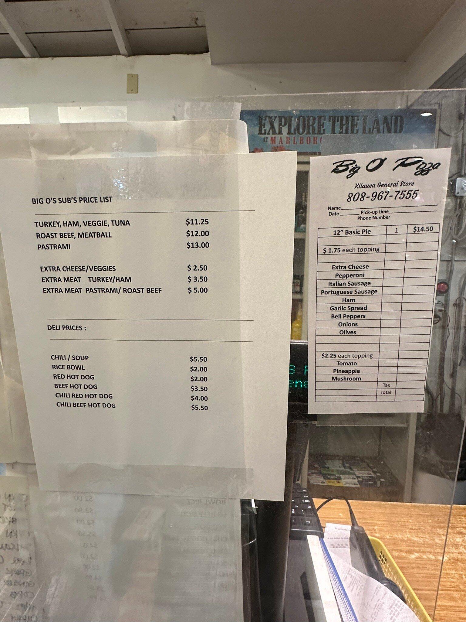 Big O’s Pizza & Sandwiches