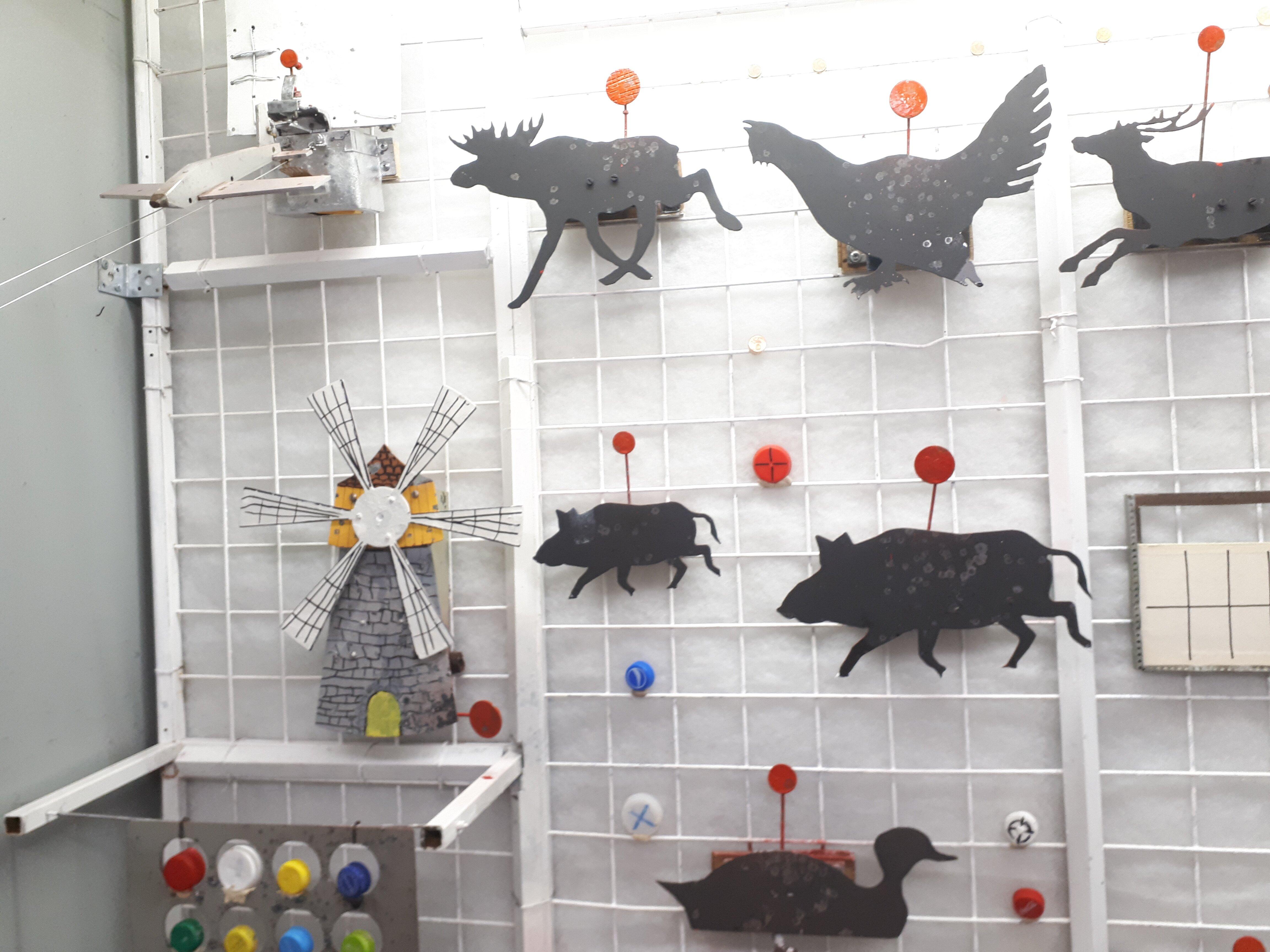 Lodīte izklaides pneimatiskā šautuve