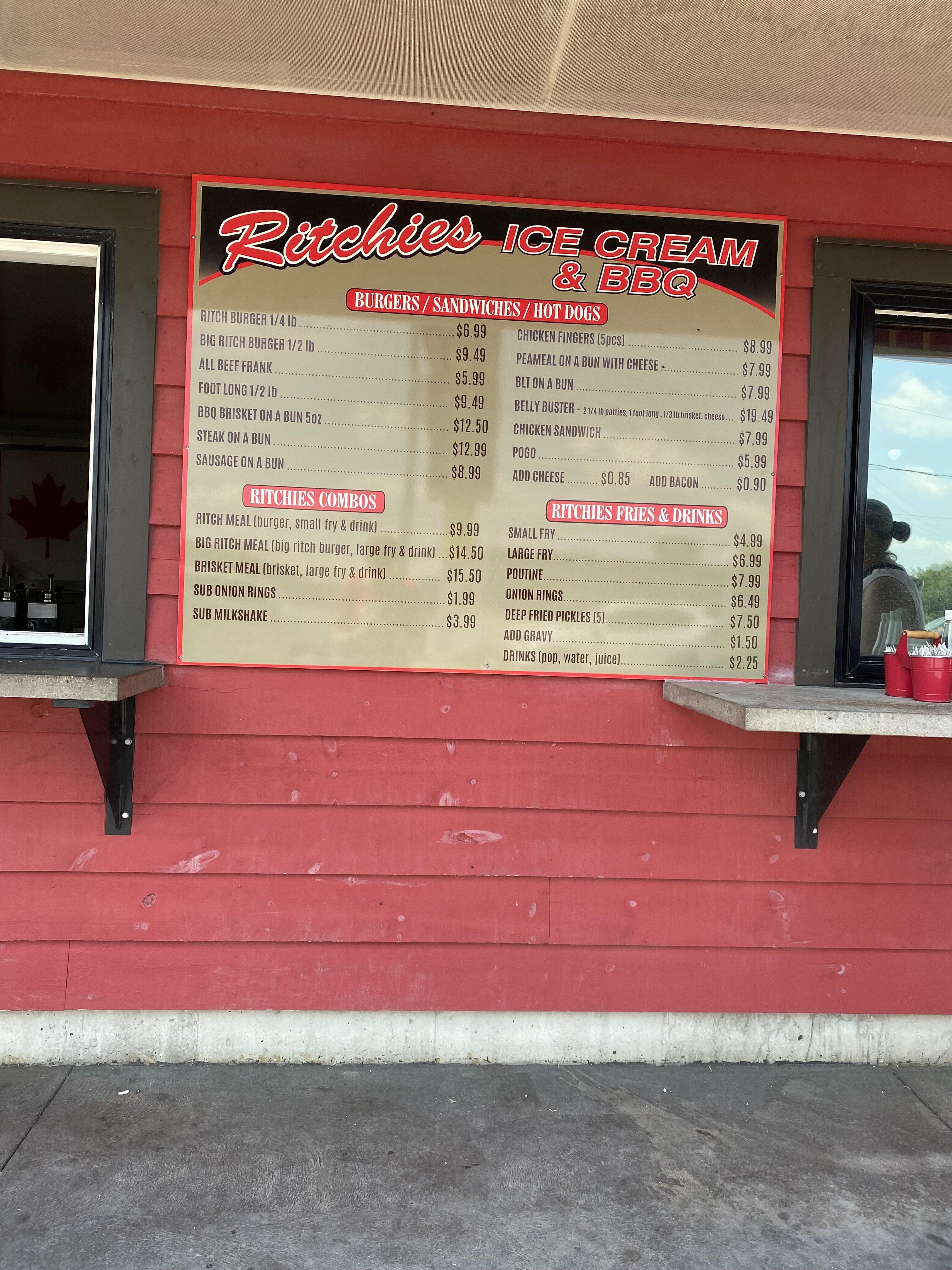 Ritchies Ice Cream and BBQ