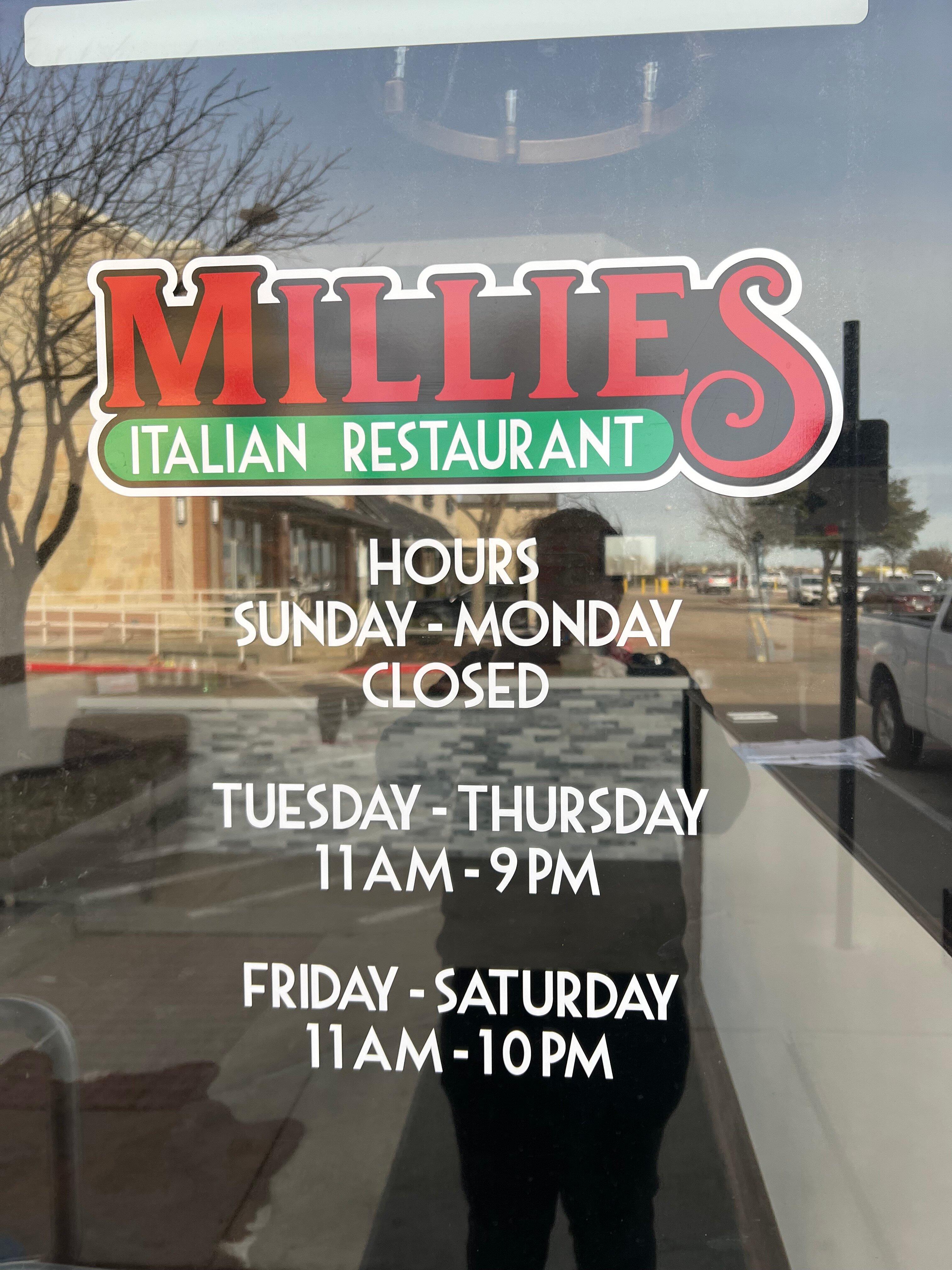Millies Italian Restaurant