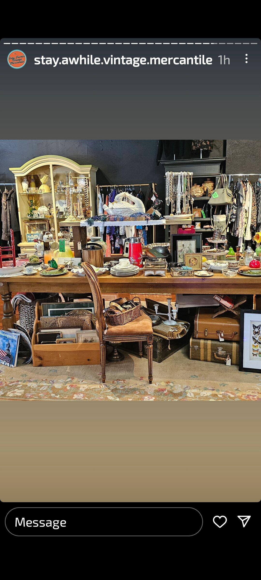 Stay Awhile Vintage Mercantile