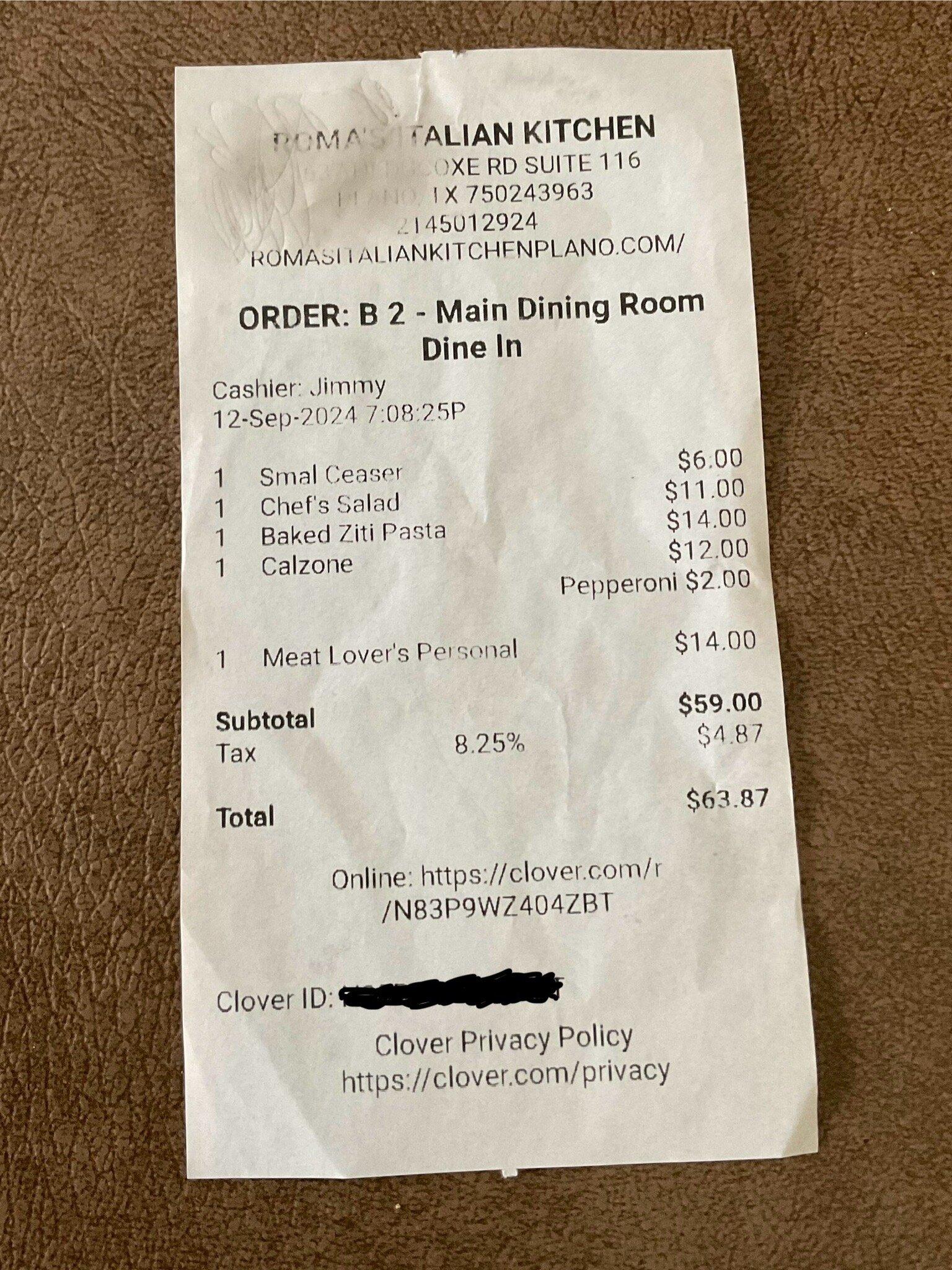 Roma's Italian Kitchen