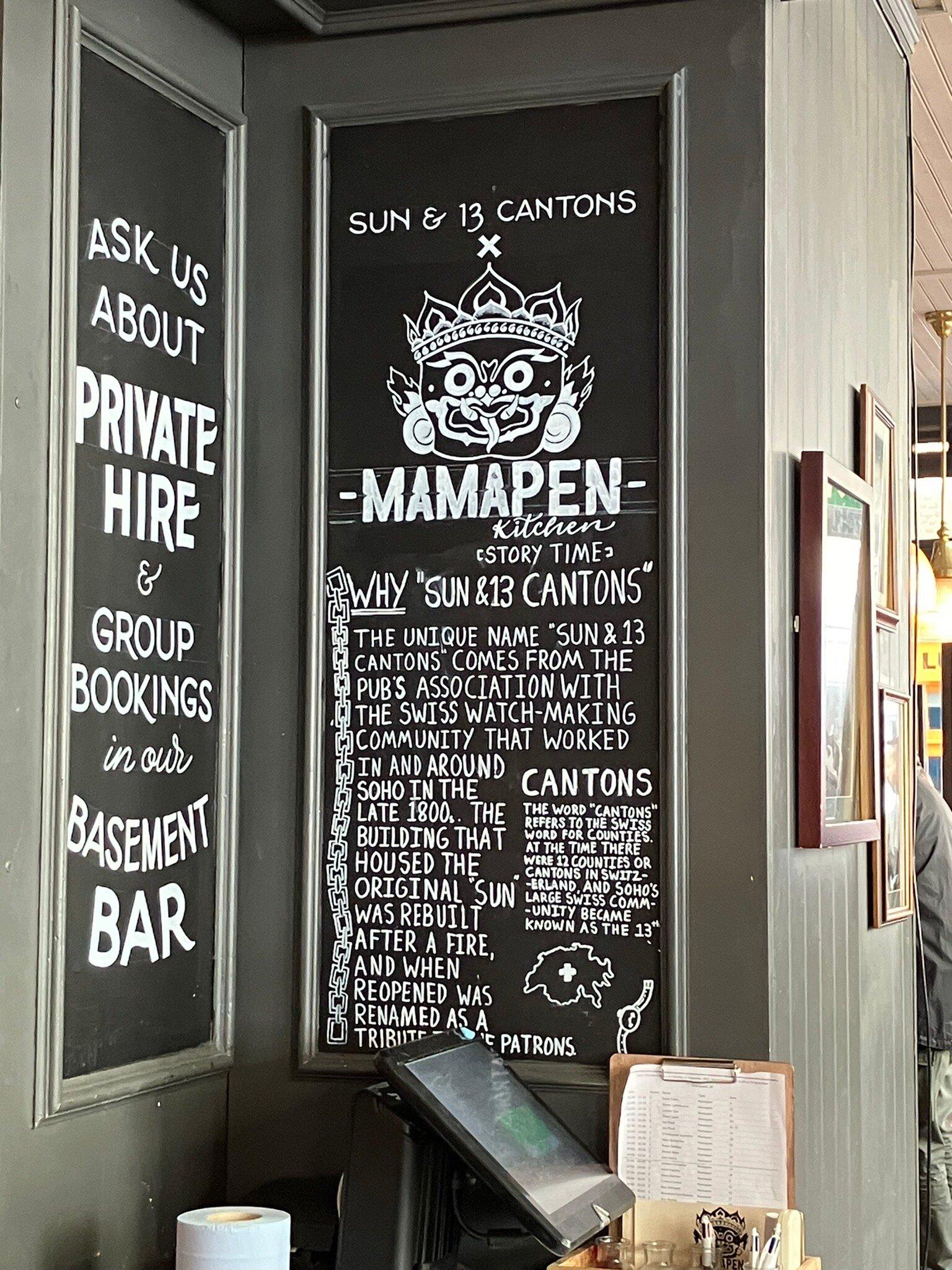 The Sun And 13 Cantons