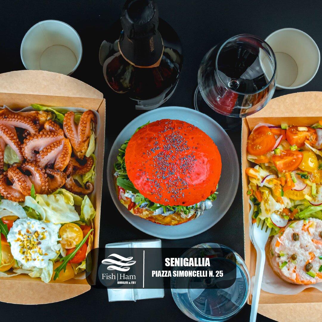 Fish Ham Burger & Fry