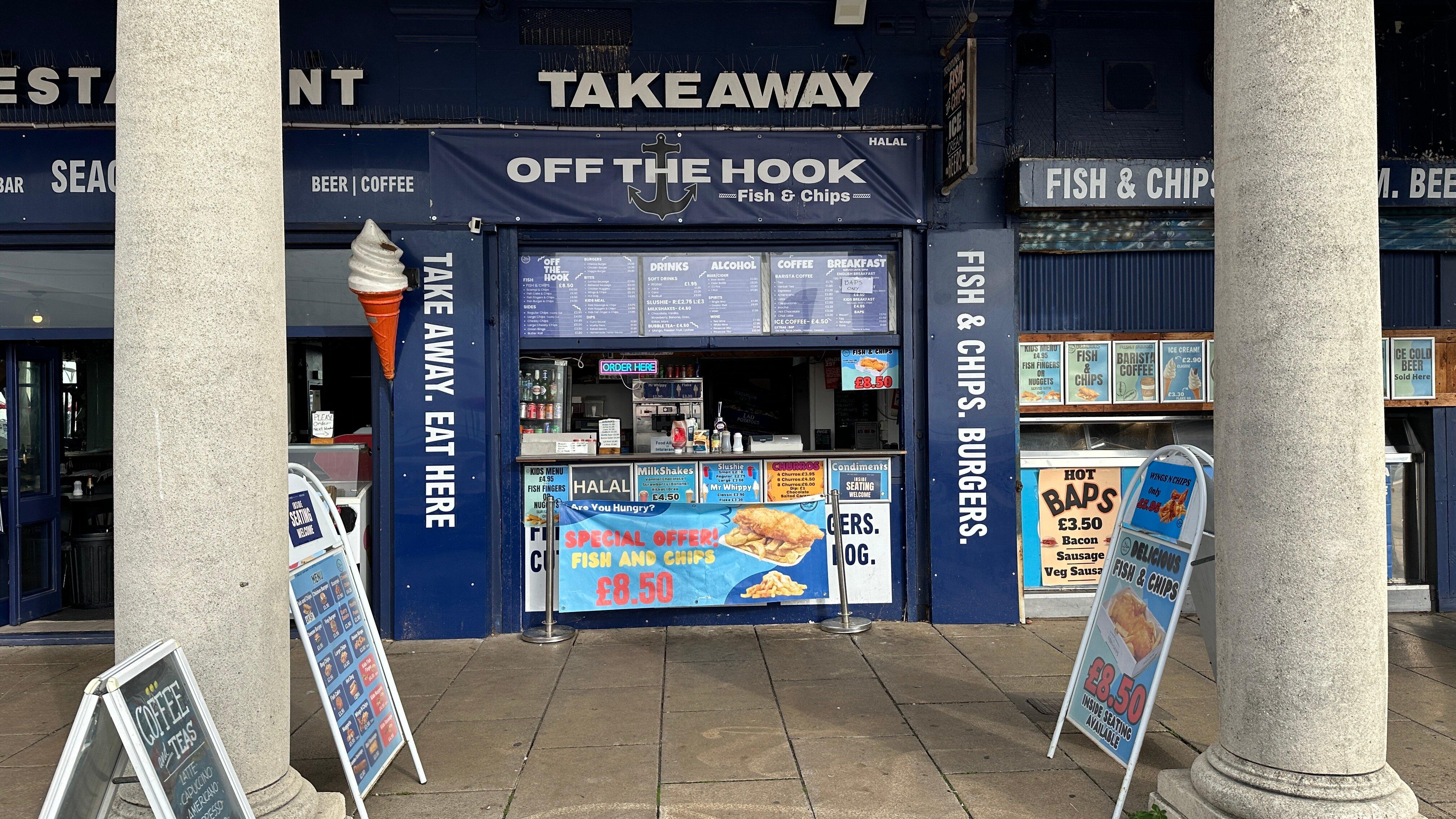Off The Hook- Fish And Chips (halal)
