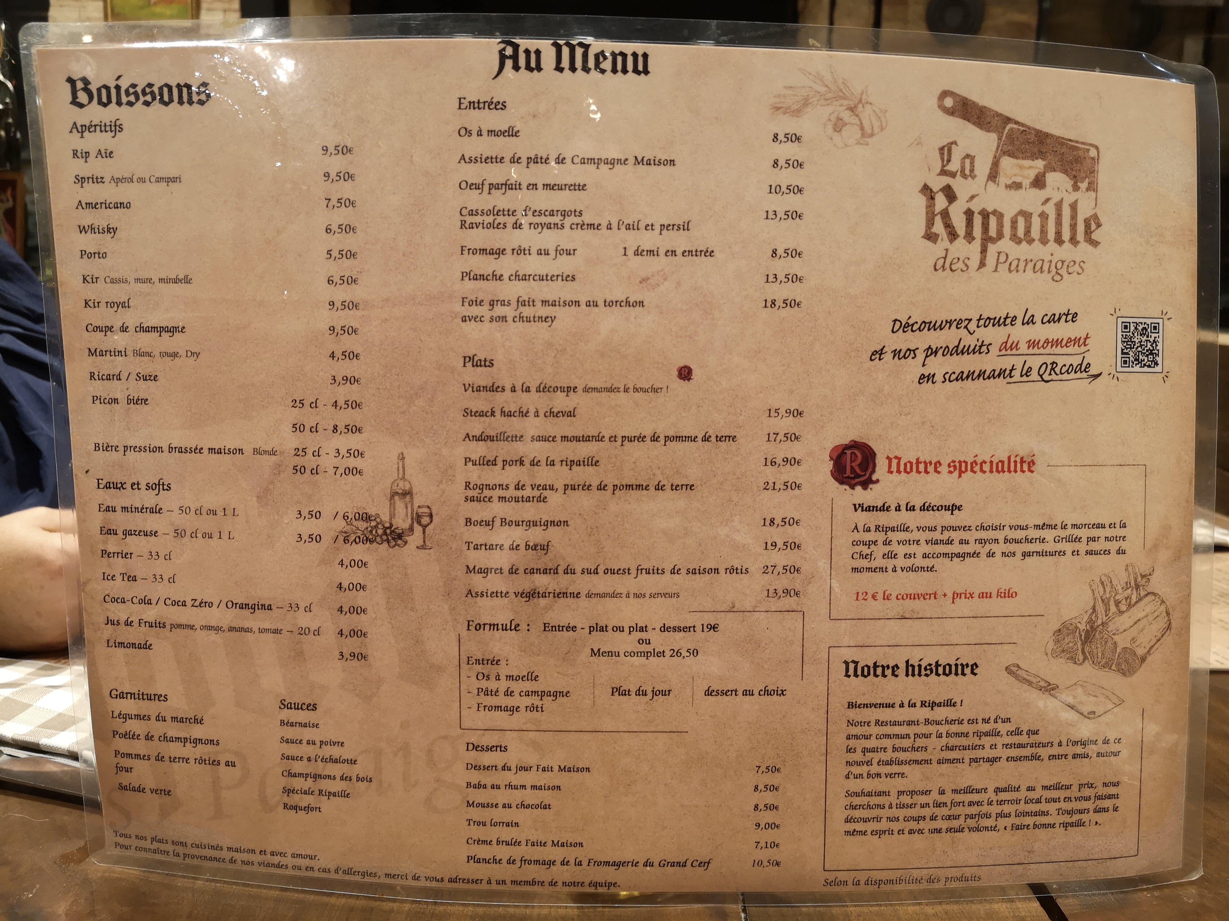 La Ripaille Des Paraiges