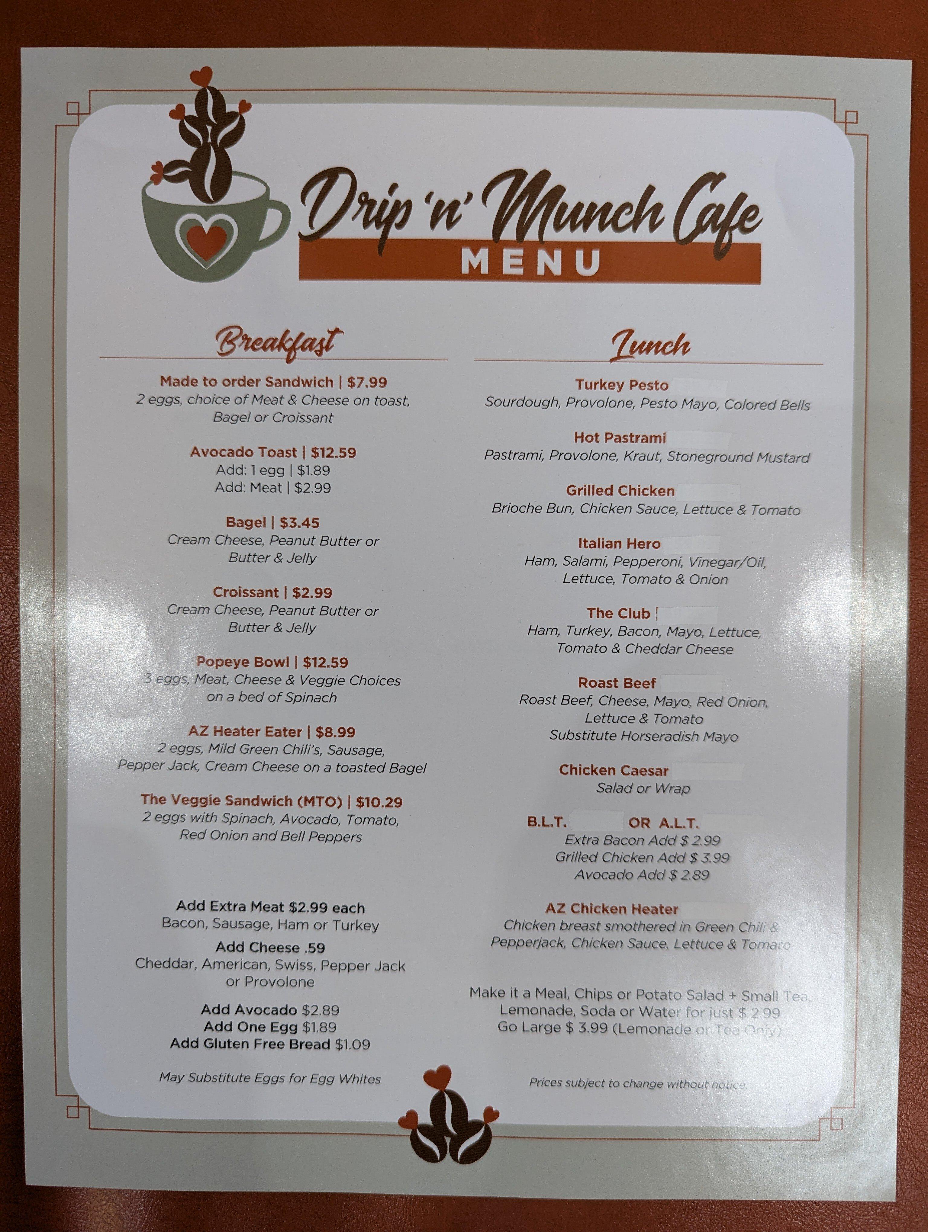 Drip 'N' Munch Cafe