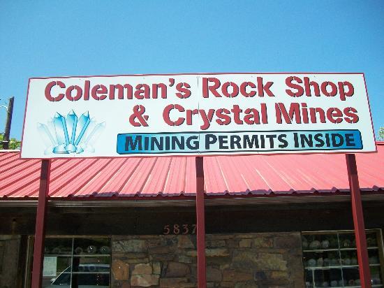 Coleman's Rock Shop & Crystal Mines - Jim & Terri