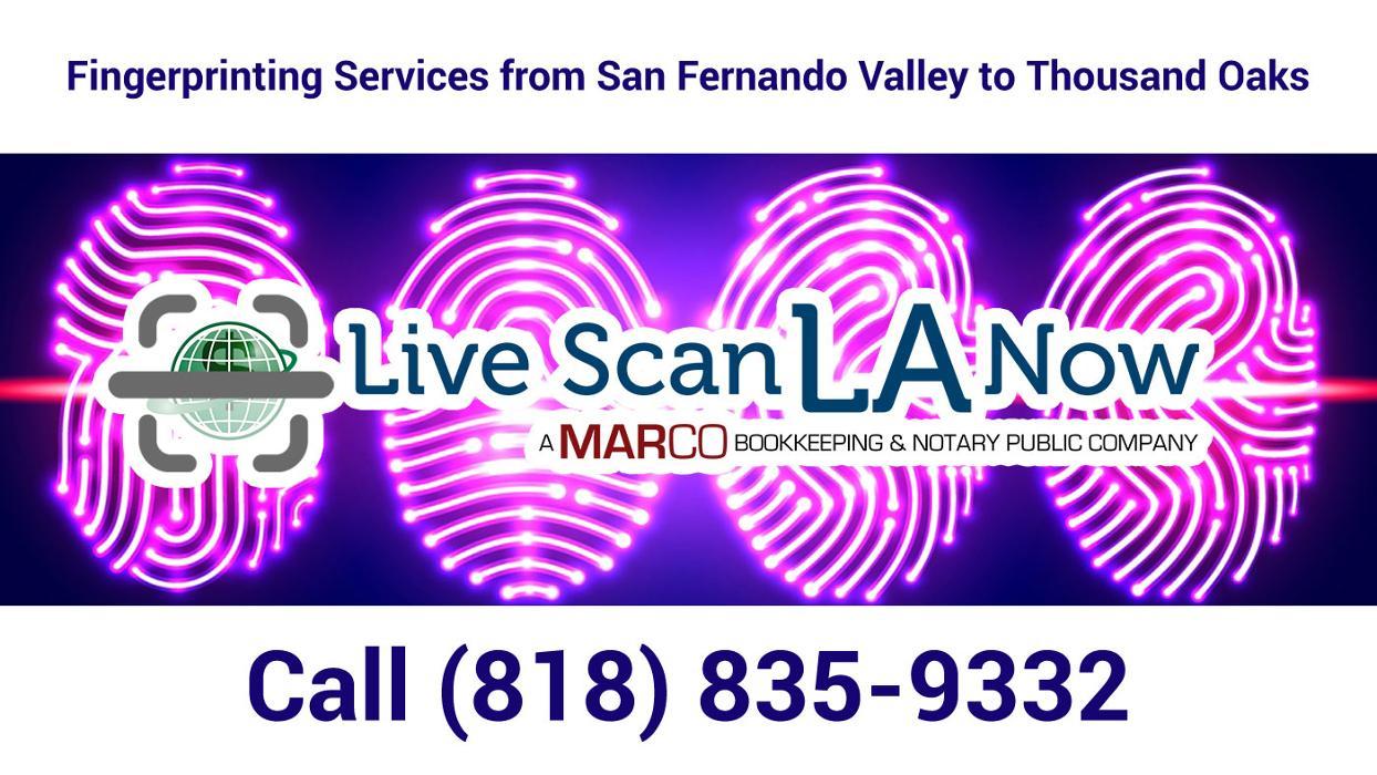 Live Scan LA now
