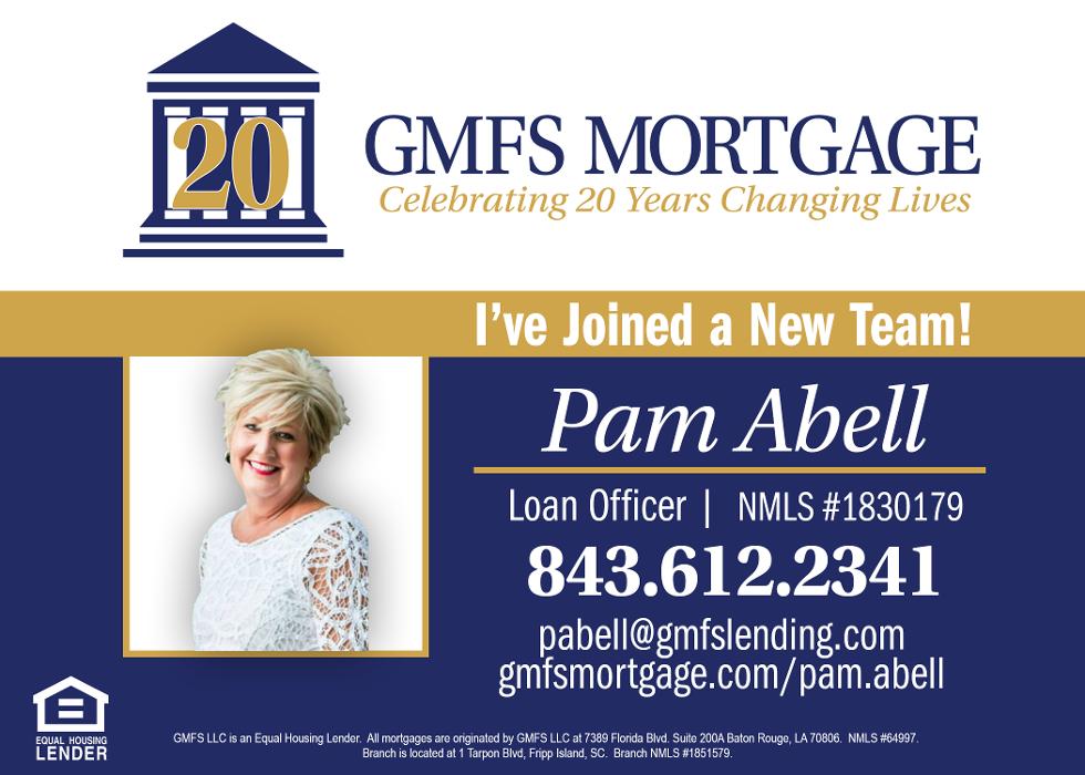 Pam Abell at GMFS Mortgage - NMLS #1830179