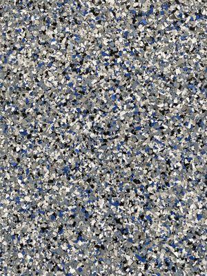 Comet Flake Heavy on Haze Gray Epoxy Basecoat