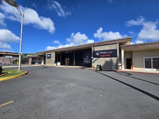 More outside work completed for Hangang Restaurant