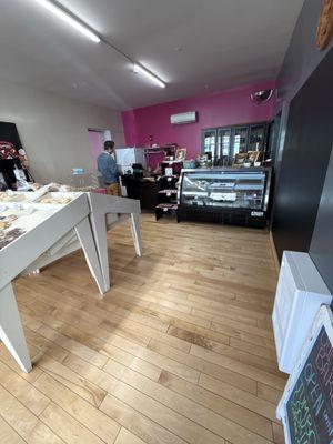 Customer at the showcases