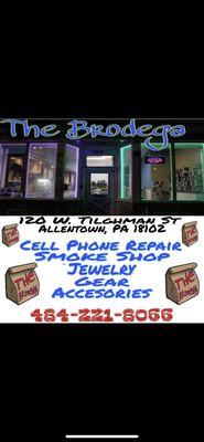 Cell phone Repair, smoke shop, jewelry, Accesories for phone, Bags, Bikinis; etc.