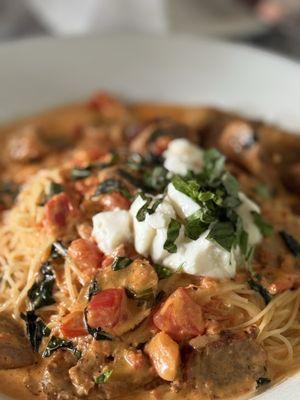 Capellini Caprese