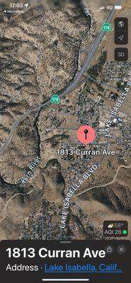 Place someone else lives. That's the address on the site