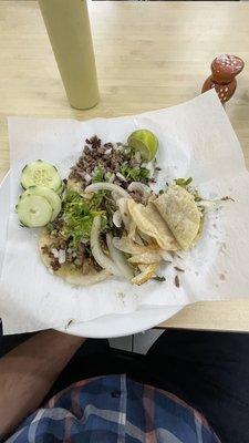 Mini tacos....all different meats.